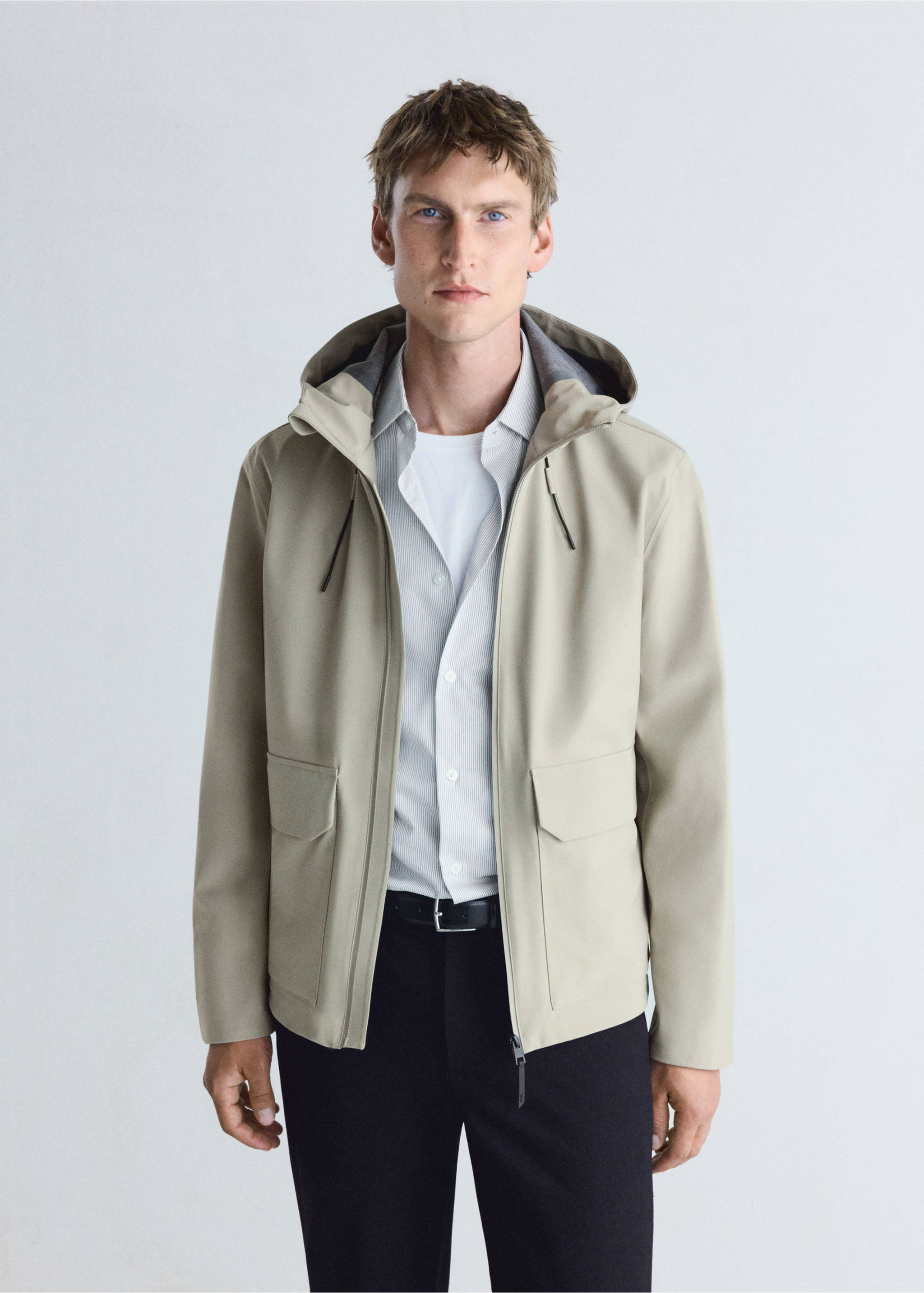 Jacket storm - Medium plane, Medium Brown. Ref: 37066722-00.