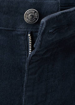 Flared corduroy trousers — Navy 7