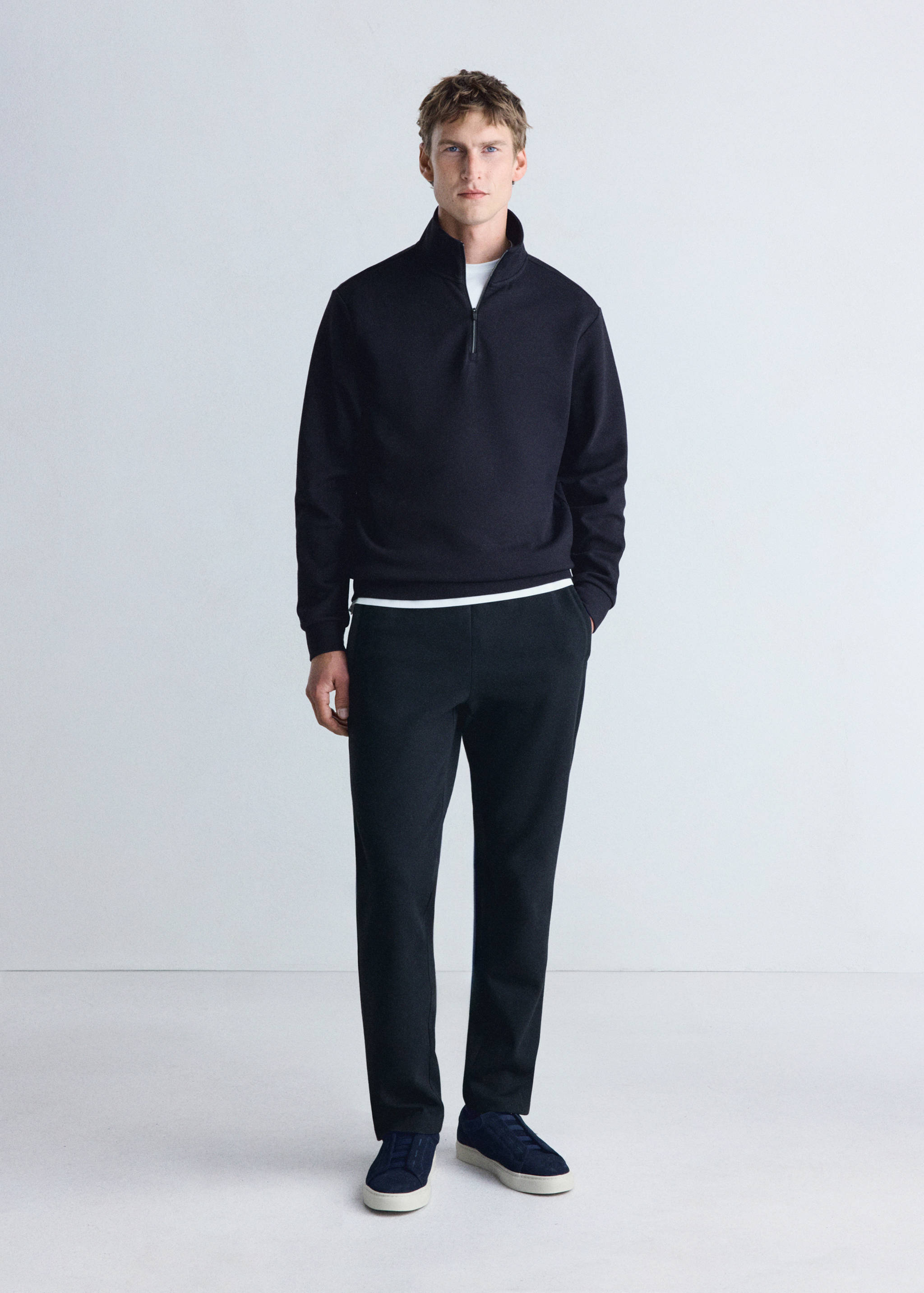 Thermolite® elasticated-waist joggers - General plane