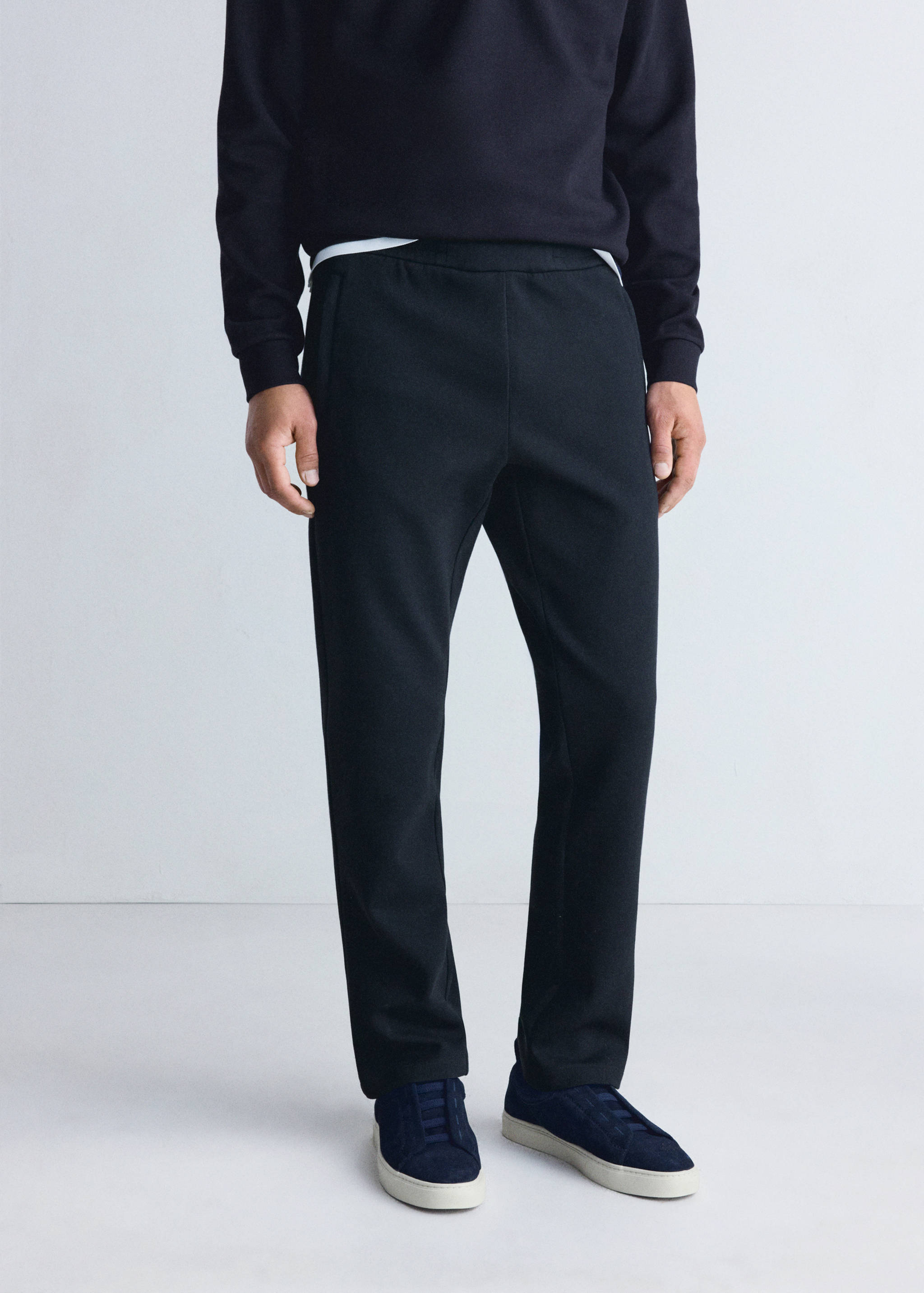 Thermolite® elasticated-waist joggers - Medium plane