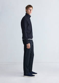 Thermolite® elasticated-waist joggers — Navy 5