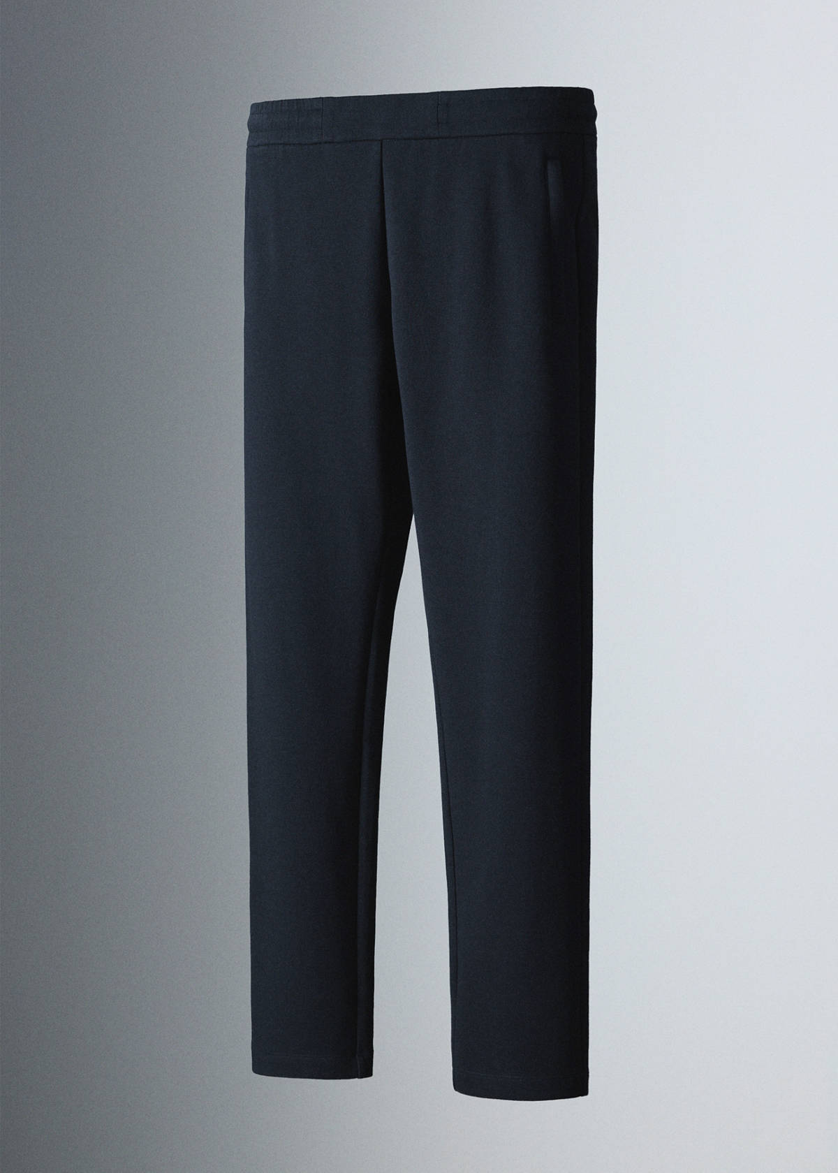 Thermolite® elasticated-waist joggers — Navy