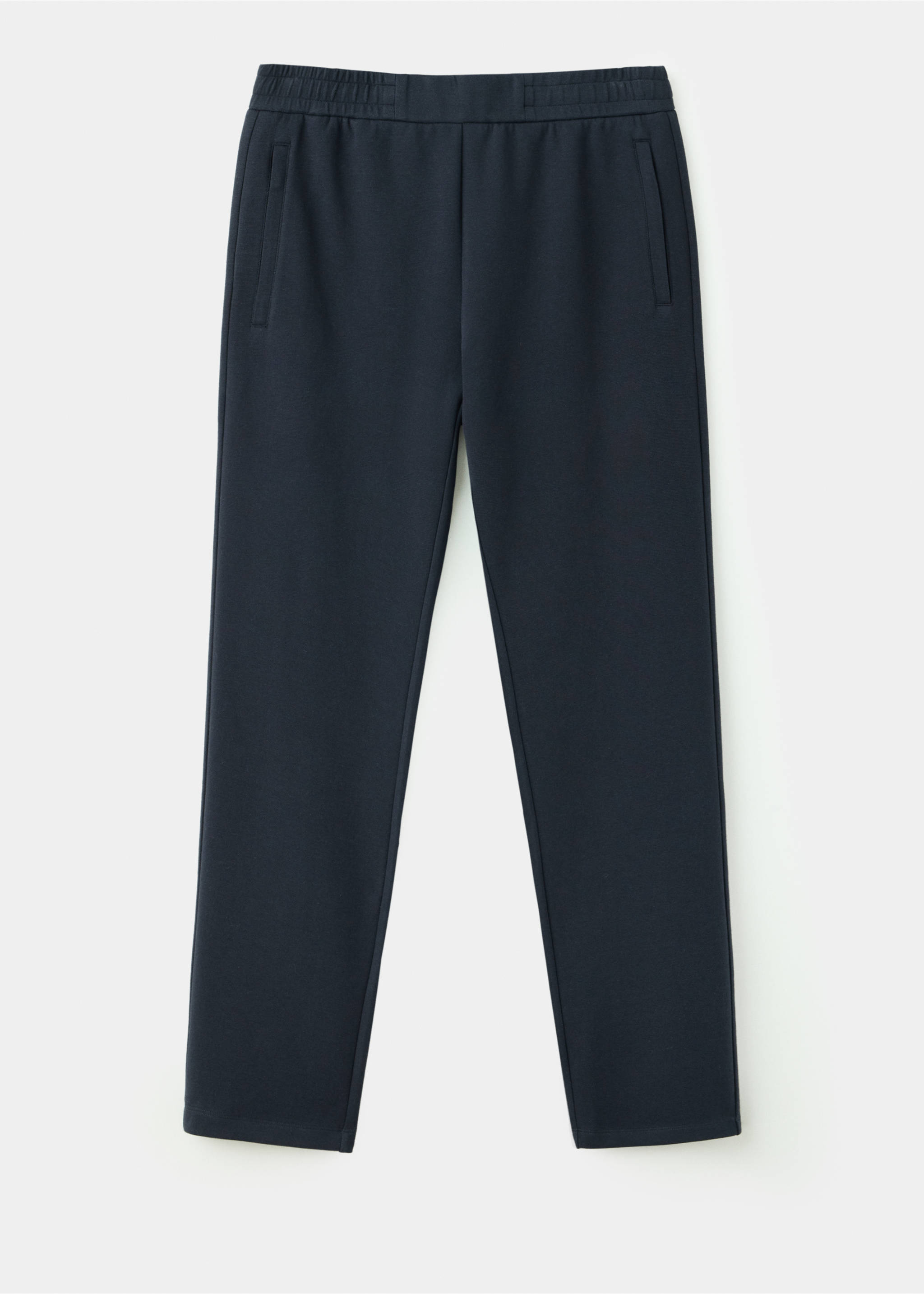 Thermolite® elasticated-waist joggers - Article without model, Navy. Ref: 37066727-00.