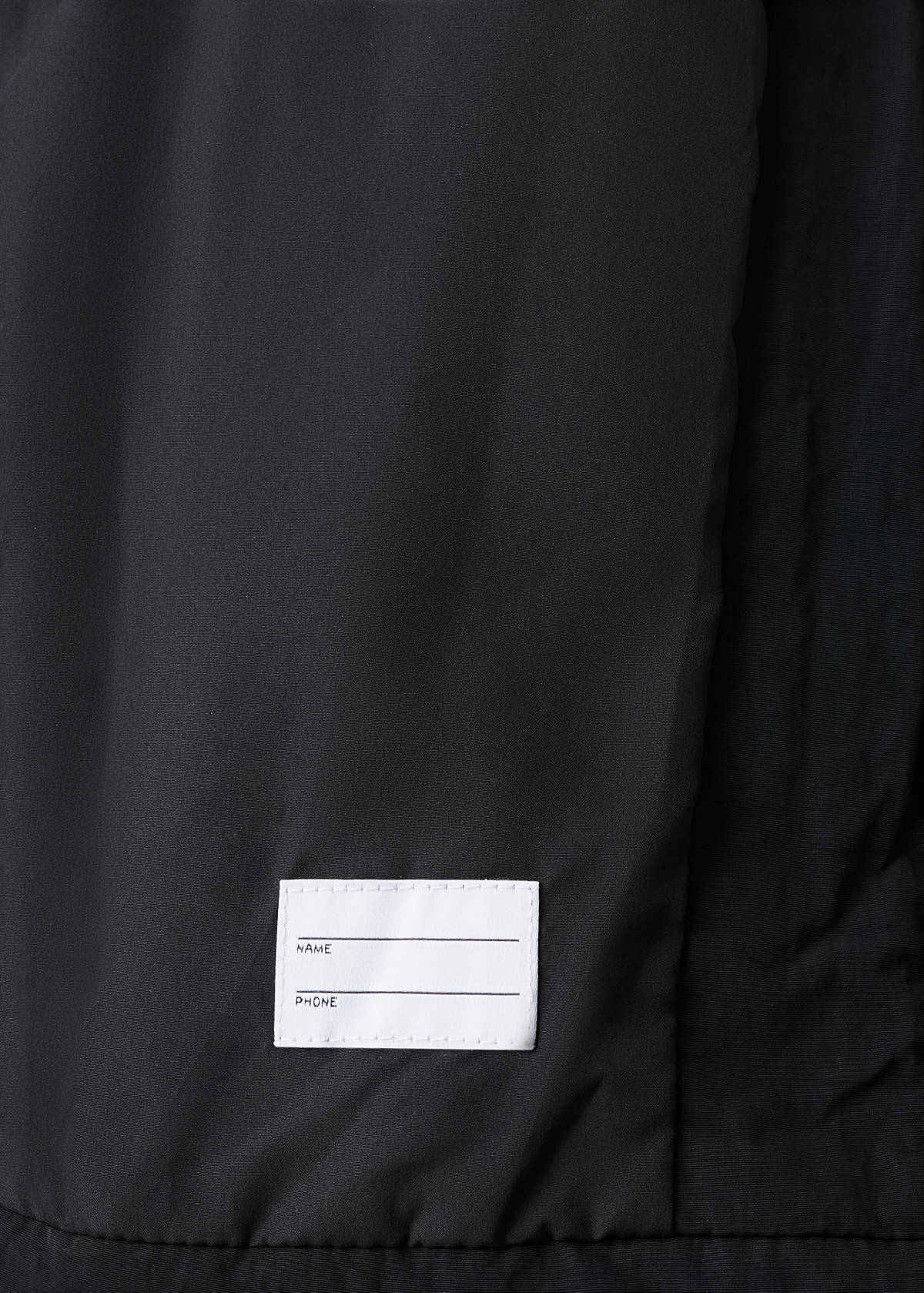 Quilted coat — Black