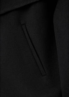 Wool shawl-collar jacket — Black 7