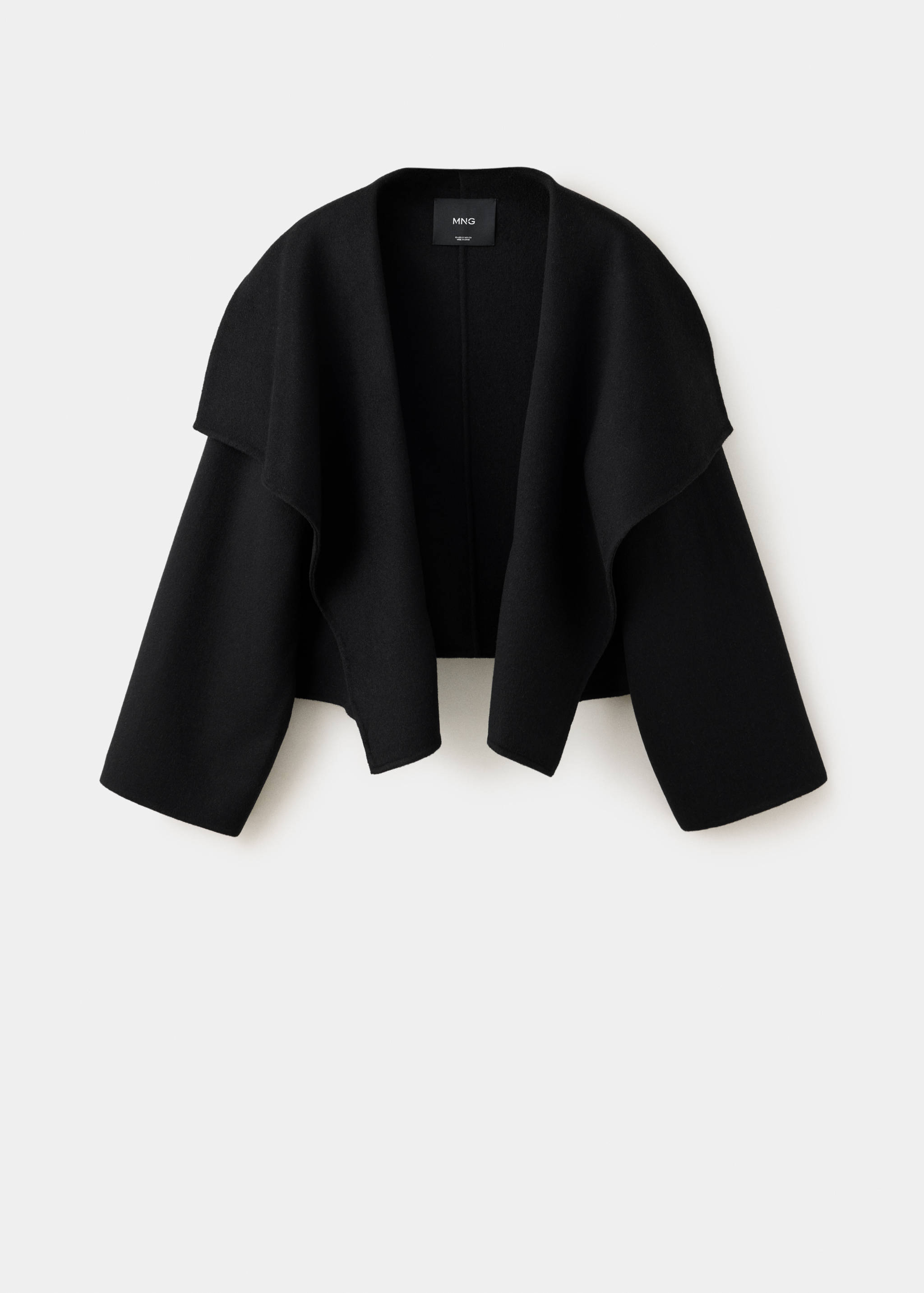 Wool shawl-collar jacket - Article without model