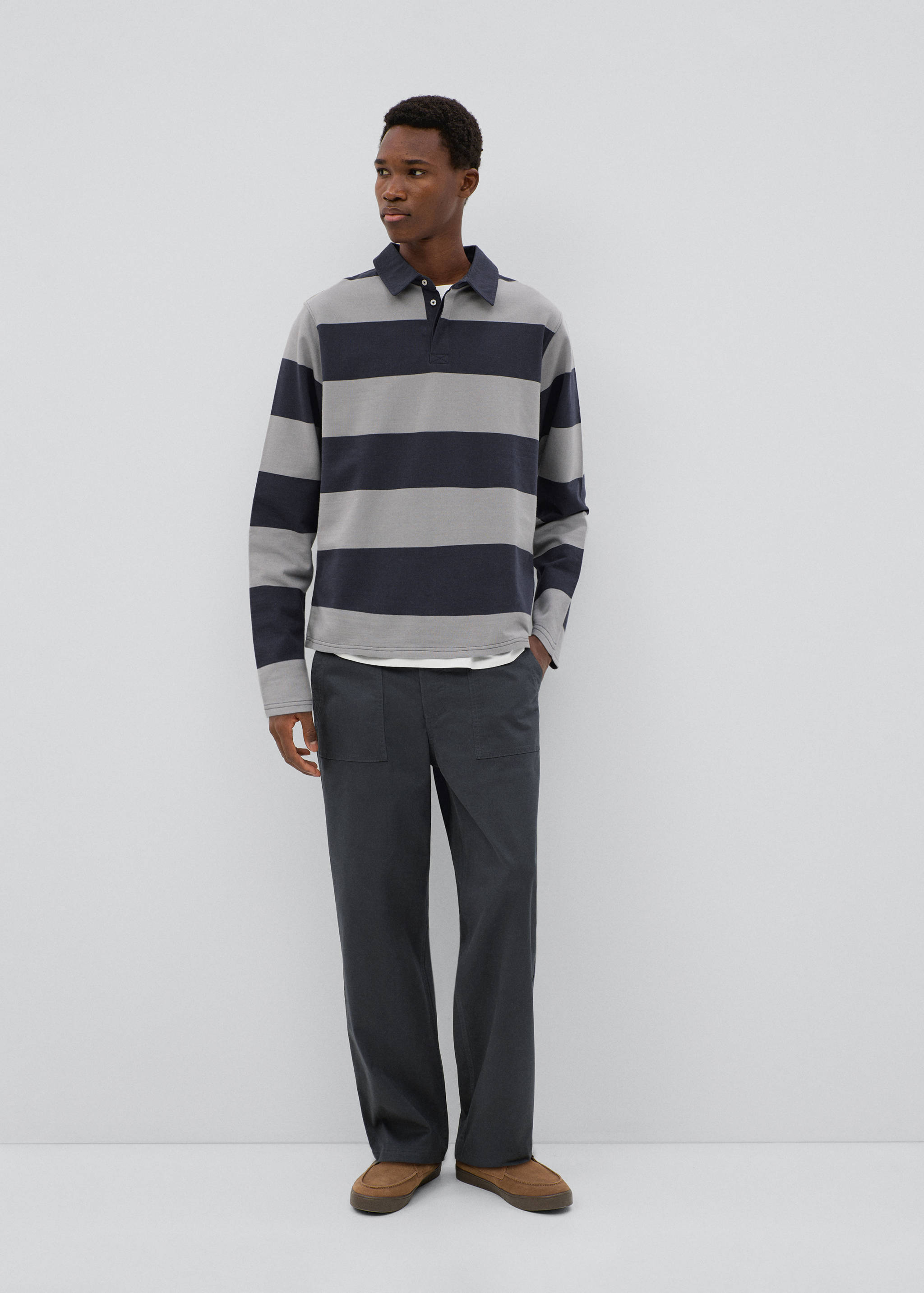 Pockets straight trousers - General plane