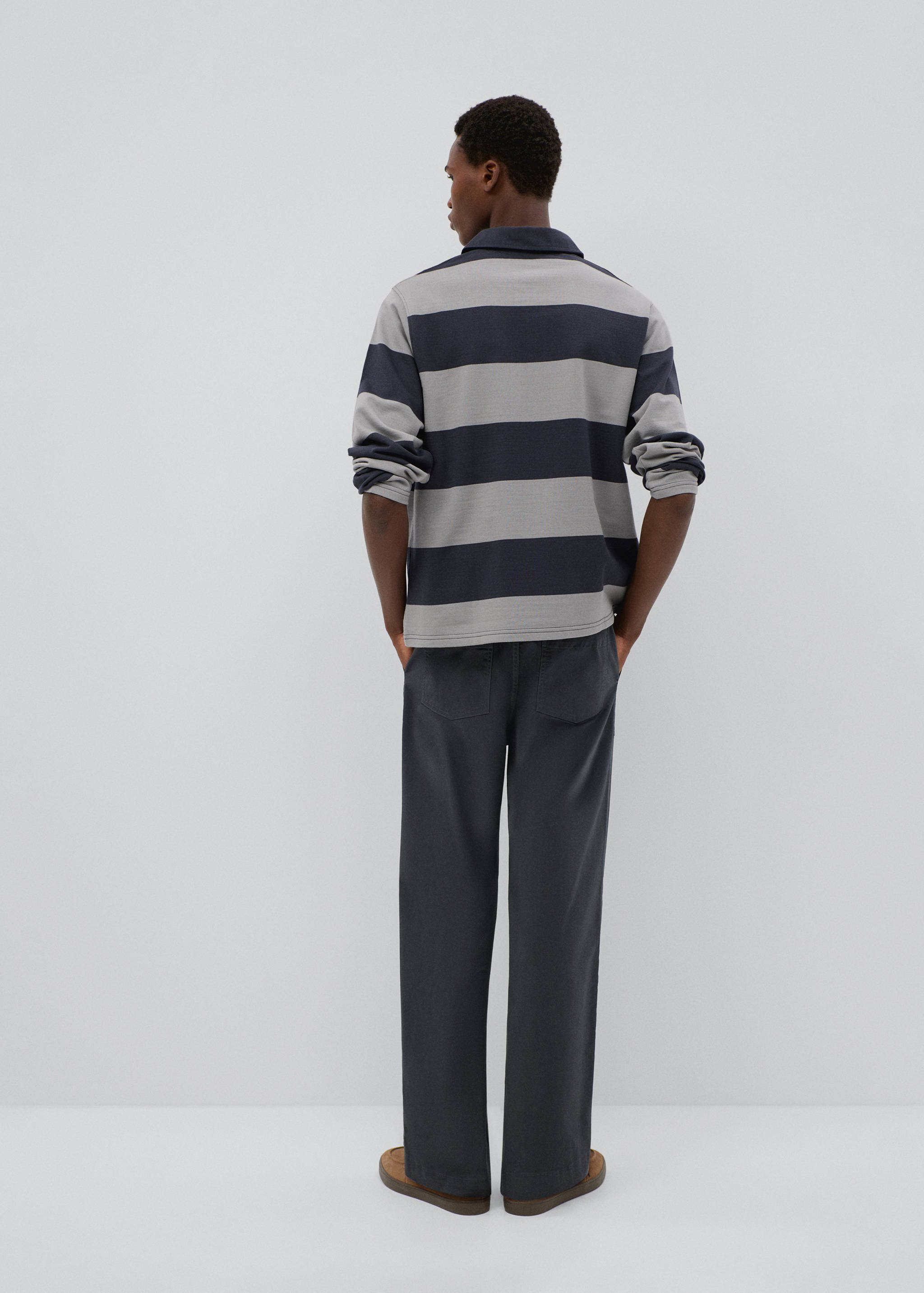 Pockets straight trousers - Reverse of the article
