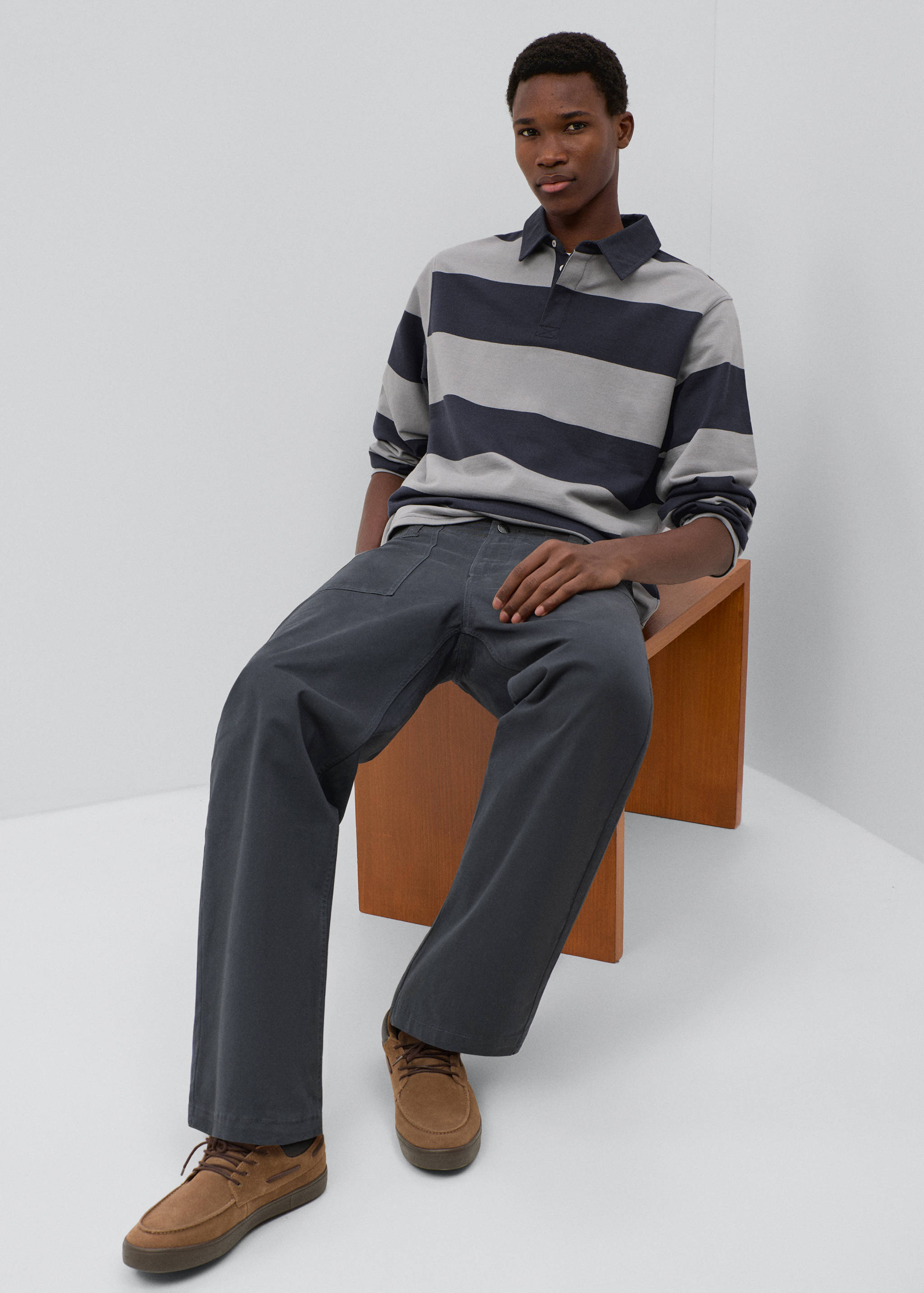 Pockets straight trousers - Details of the article 2