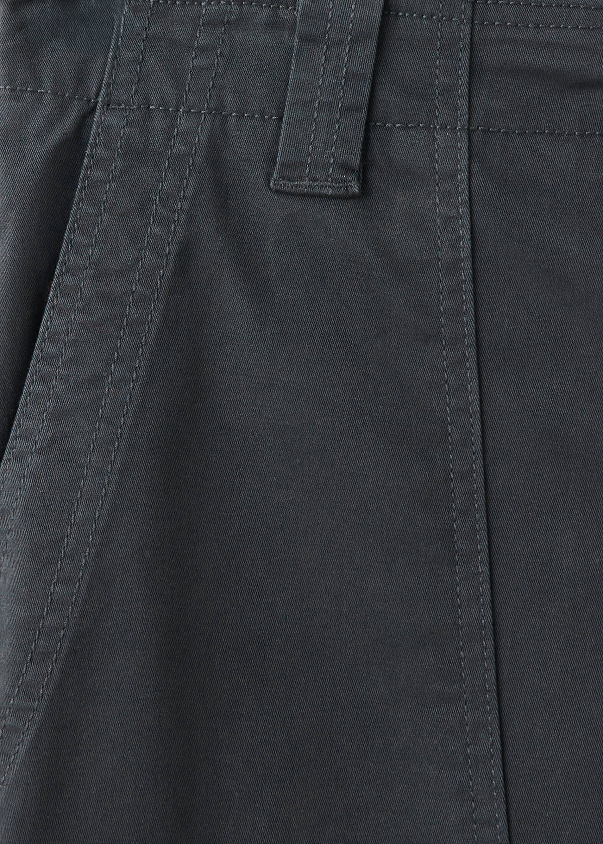 Pockets straight trousers — Charcoal