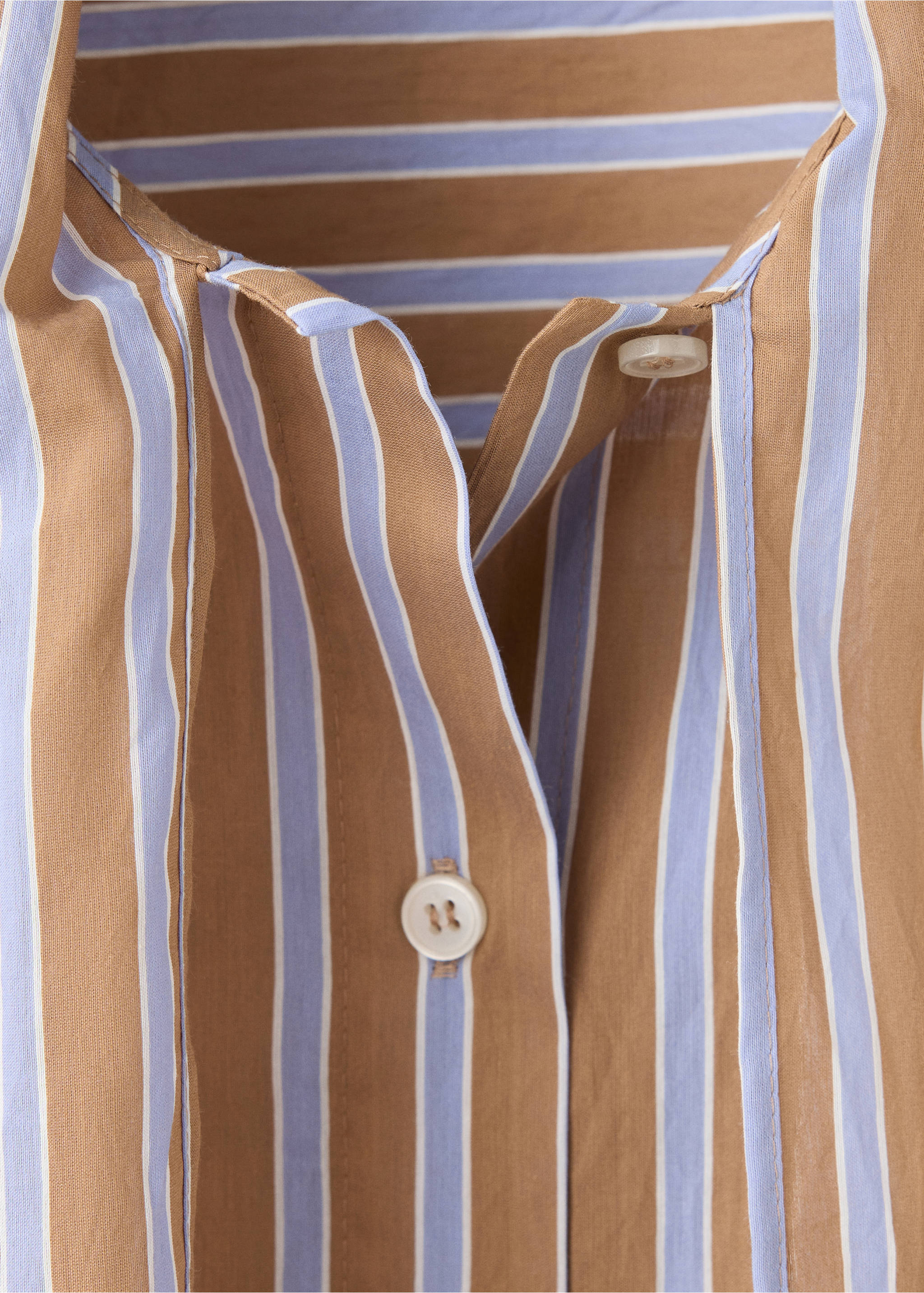 BLOUSE PARIS - Details of the article 8, Brown. Ref: 37066747-00.
