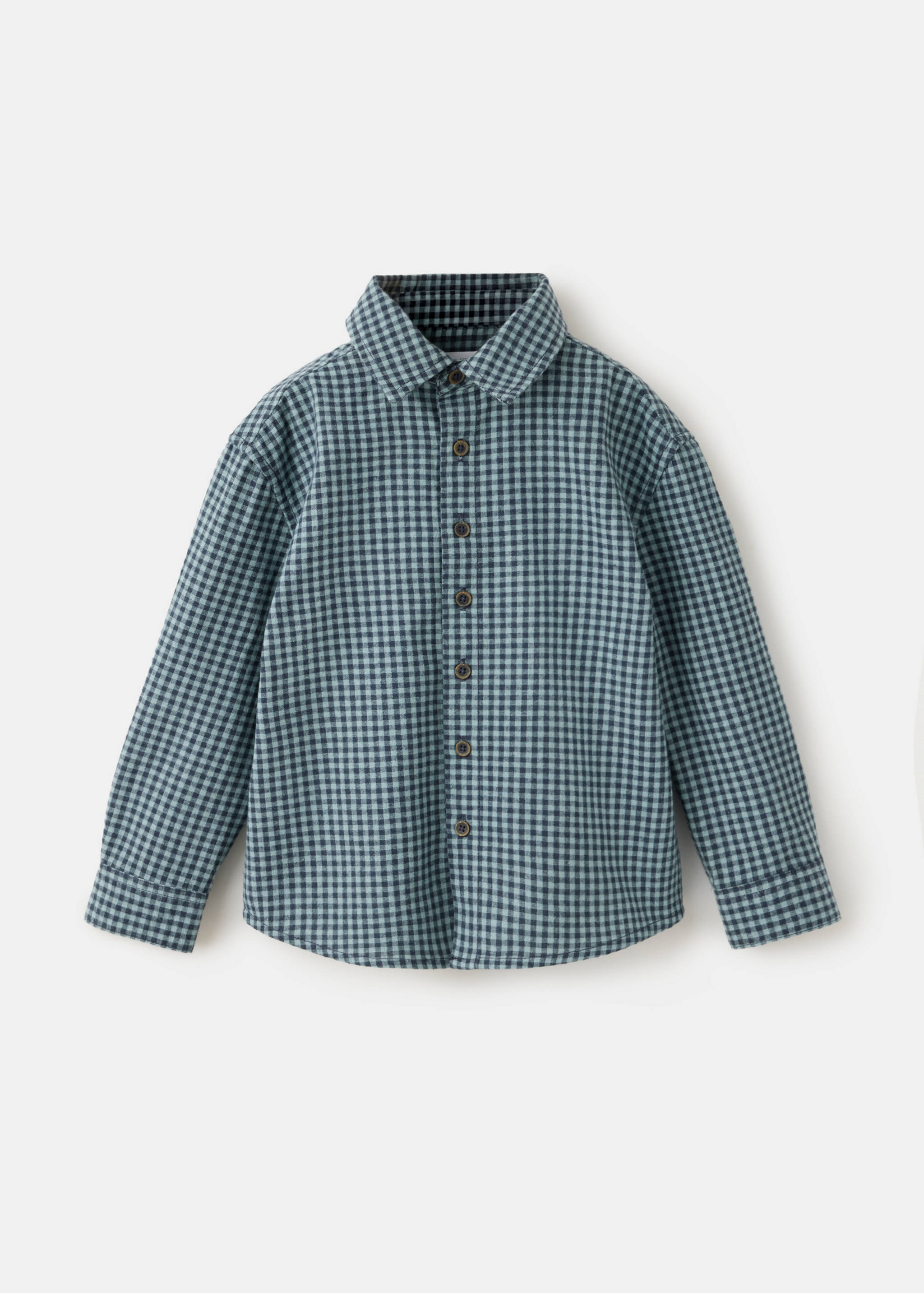 100% cotton checked shirt - Article without model