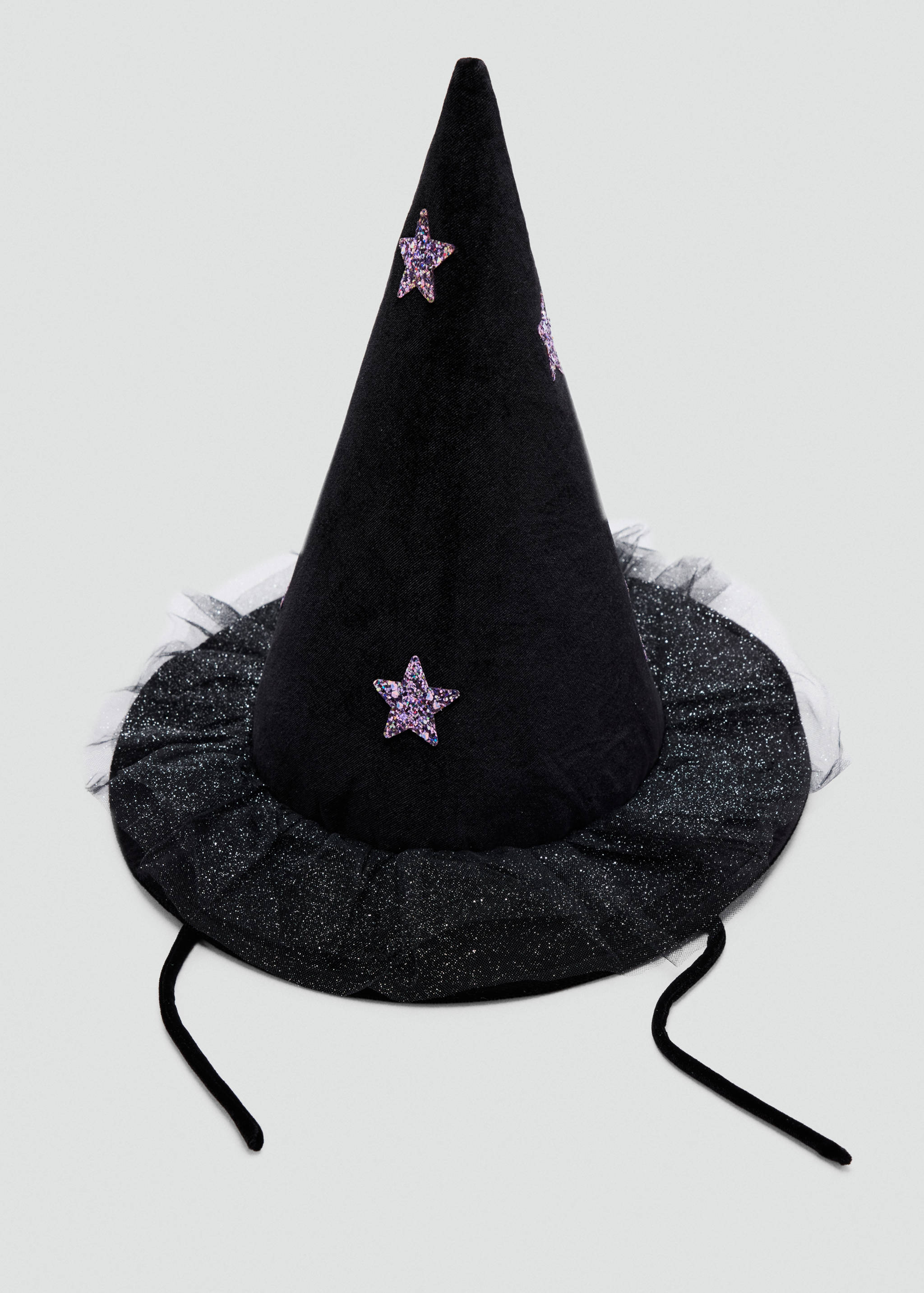 Witch hat with tulle stars - Medium plane