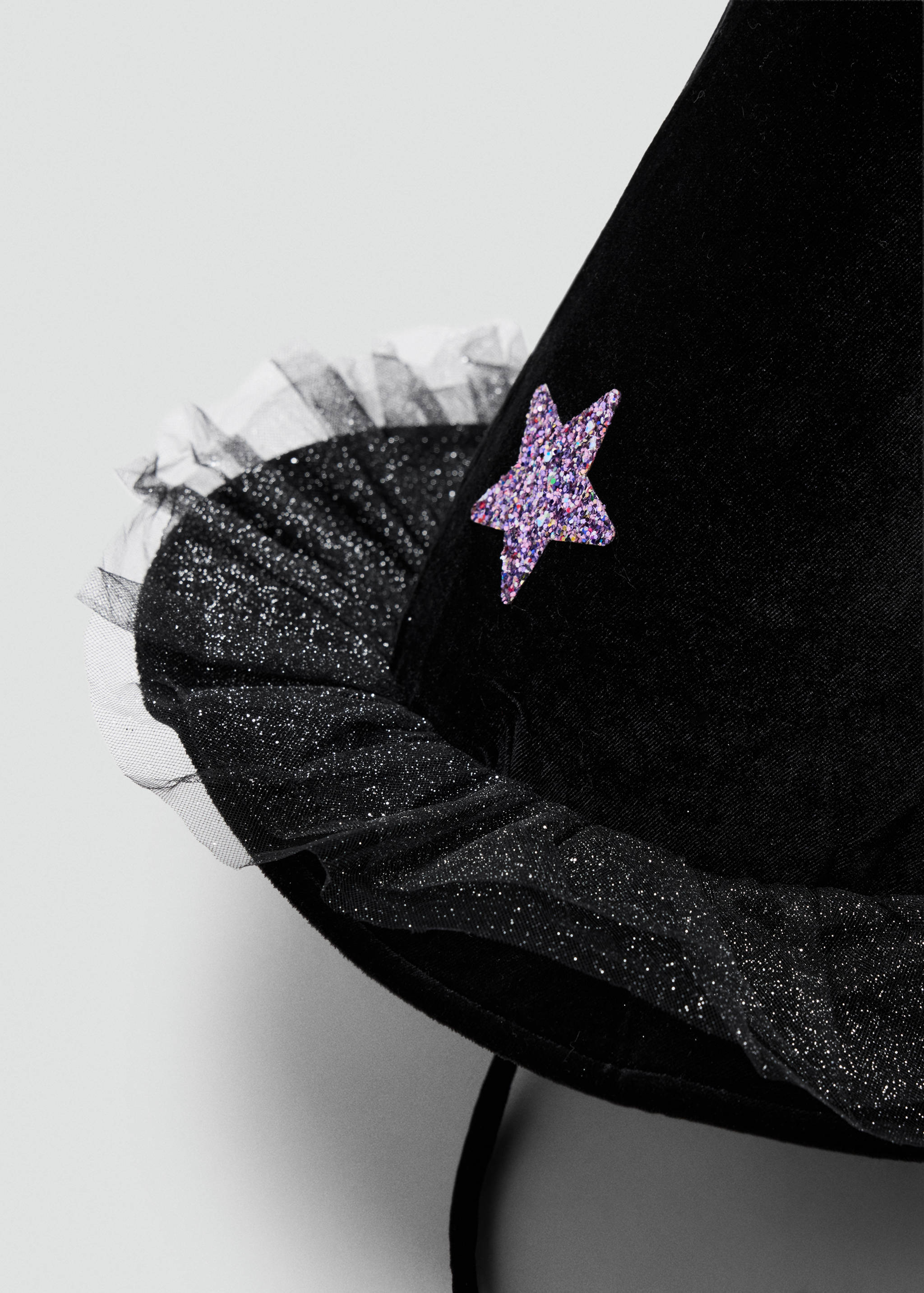 Witch hat with tulle stars - Details of the article 1
