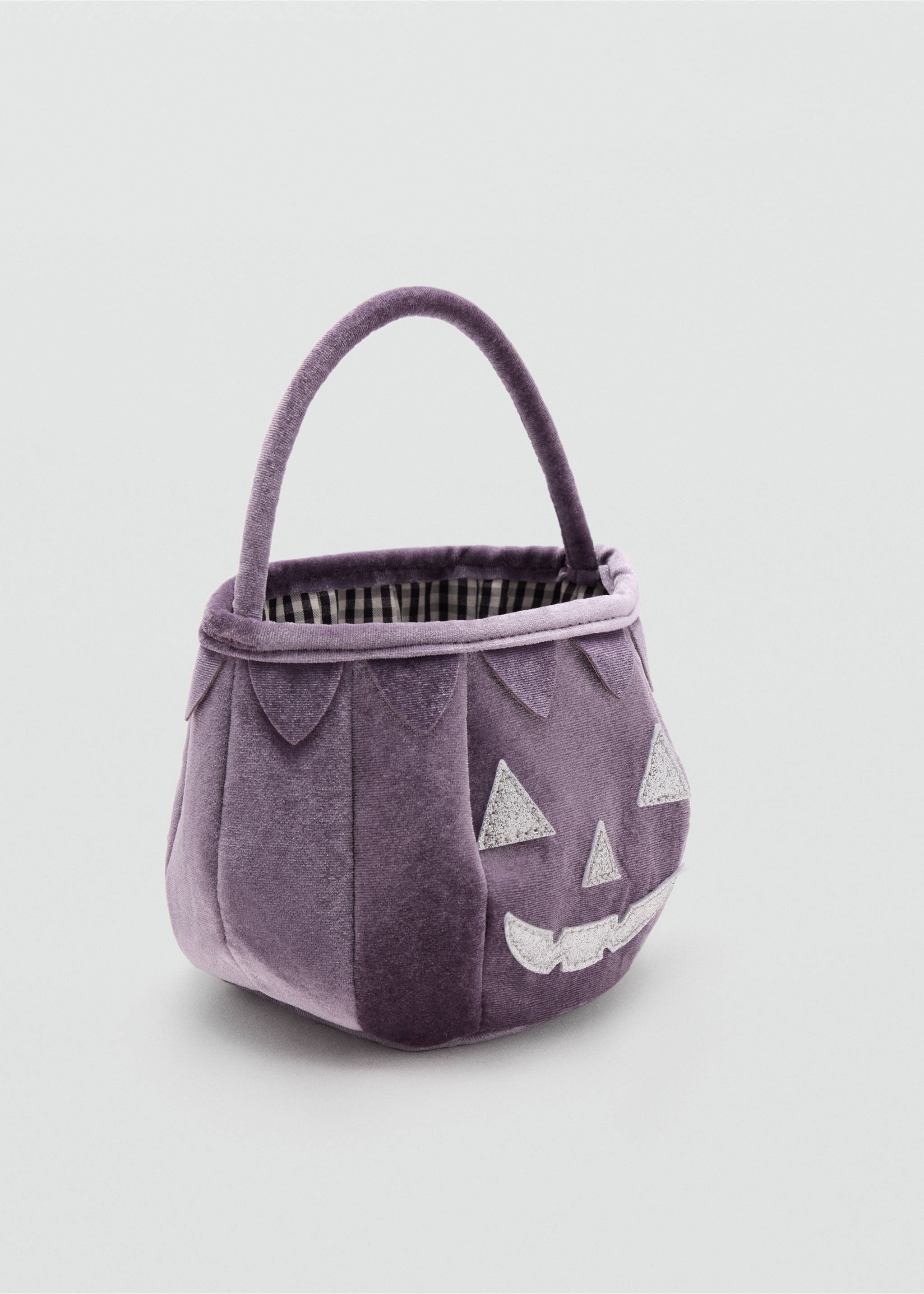 Sac citrouille Halloween - Plan moyen, Lilas. Ref: 37067121-00.
