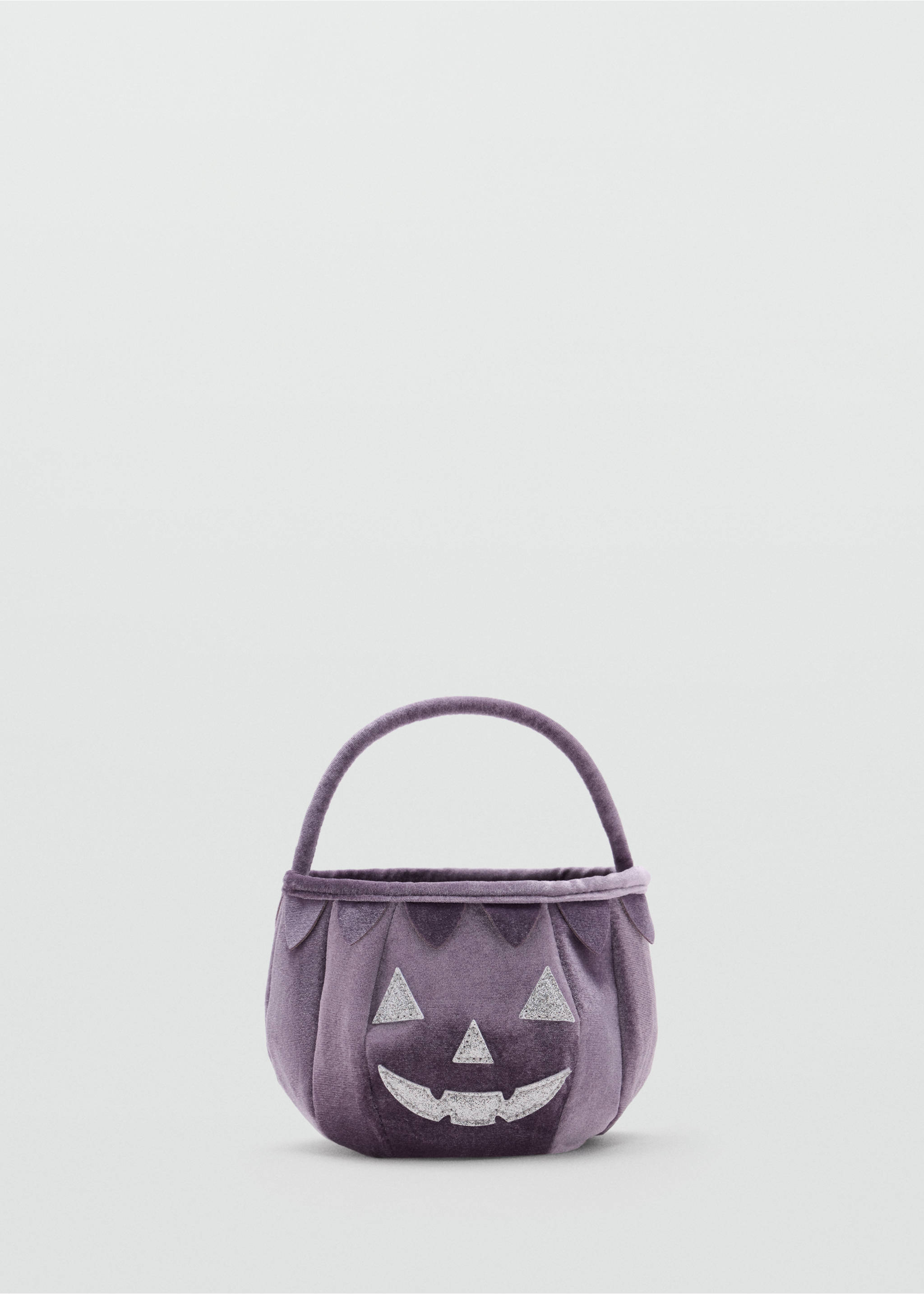 Sac citrouille Halloween - Article sans modèle, Lilas. Ref: 37067121-00.