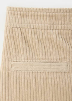 Cotton corduroy trousers — Beige 6