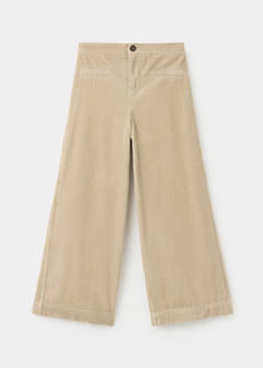 Cotton corduroy trousers — Beige 2