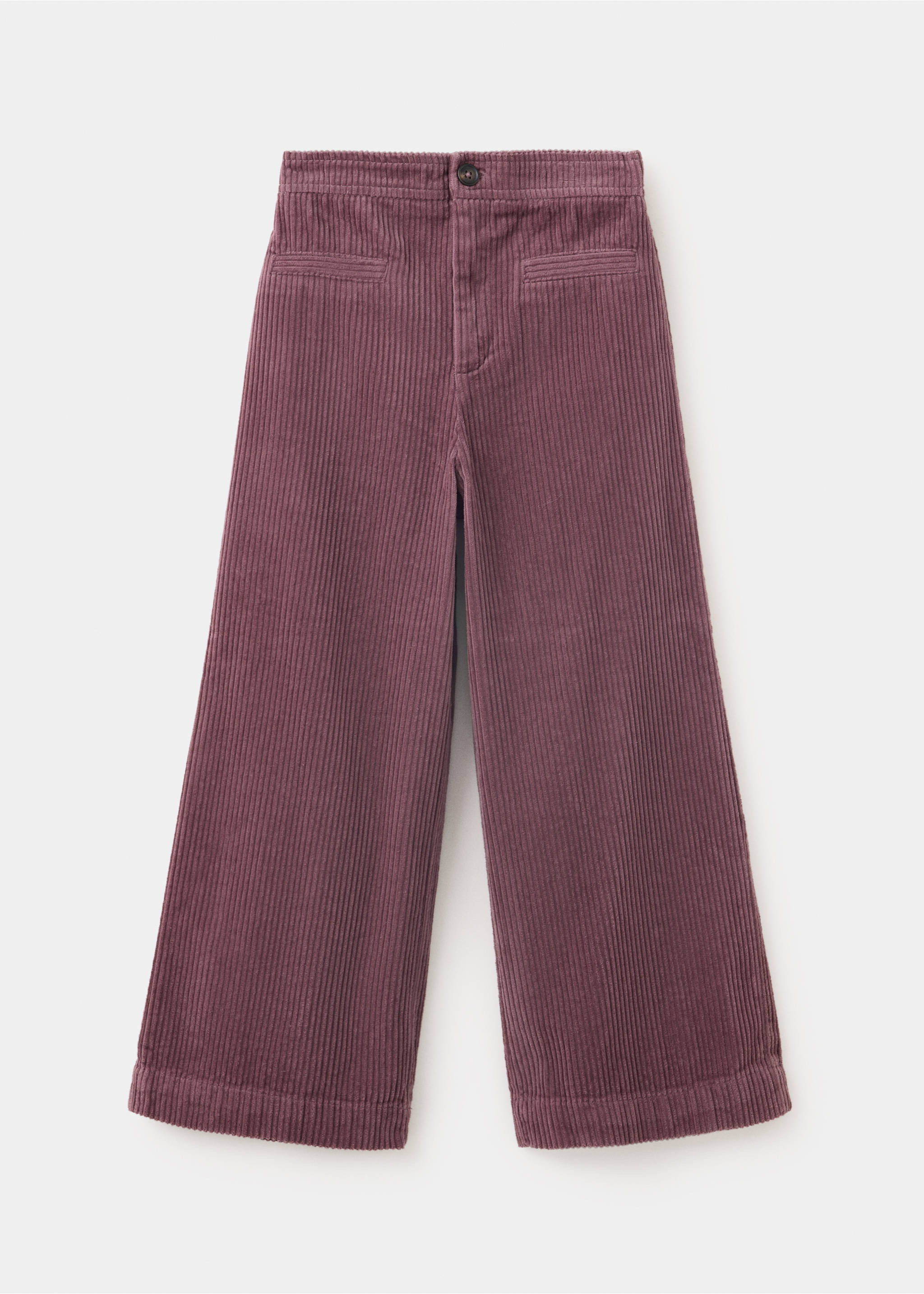Cotton corduroy trousers - Article without model, Light/Pastel Purple. Ref: 37067123-00.