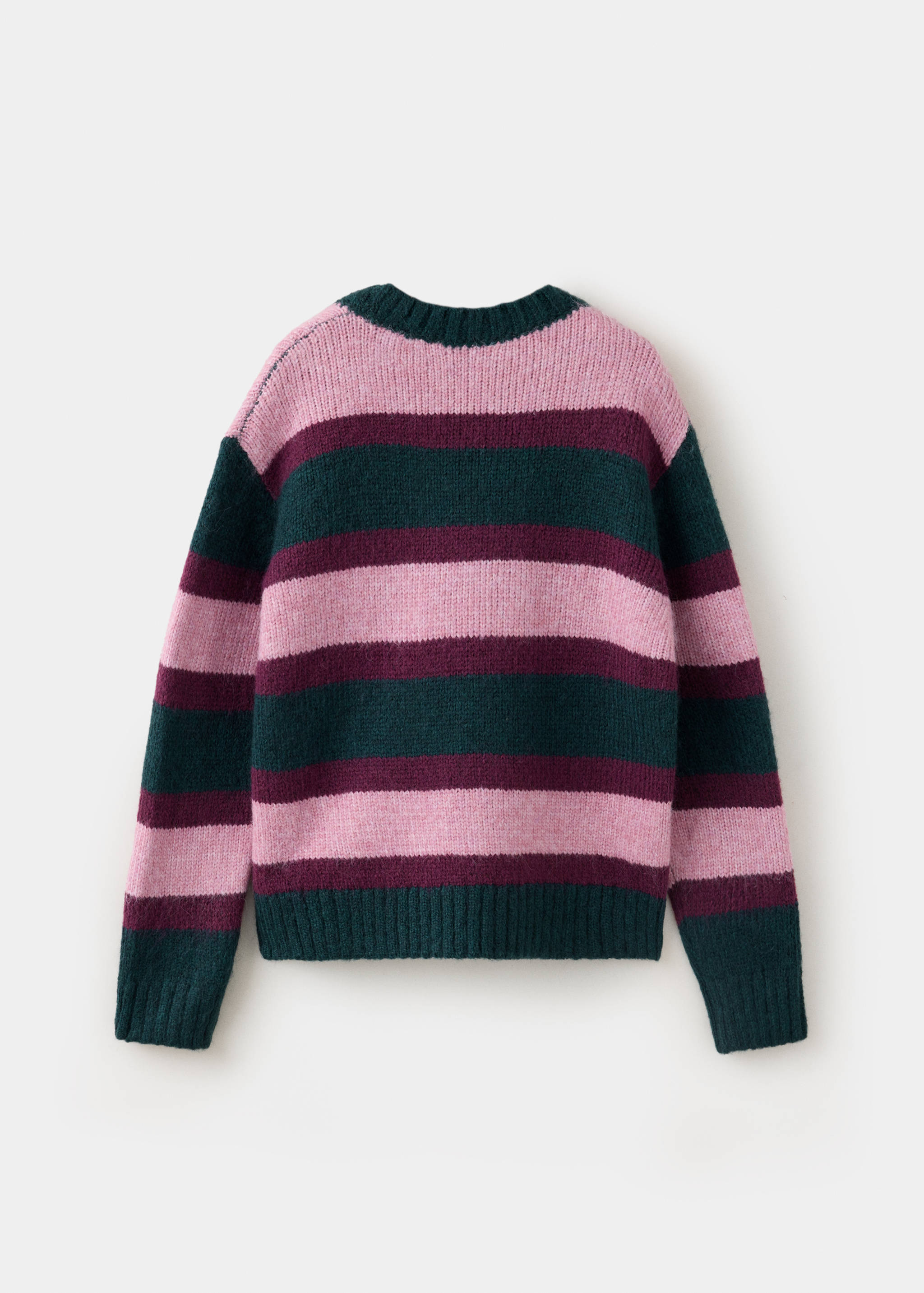 Knit striped sweater - Reverse of the article