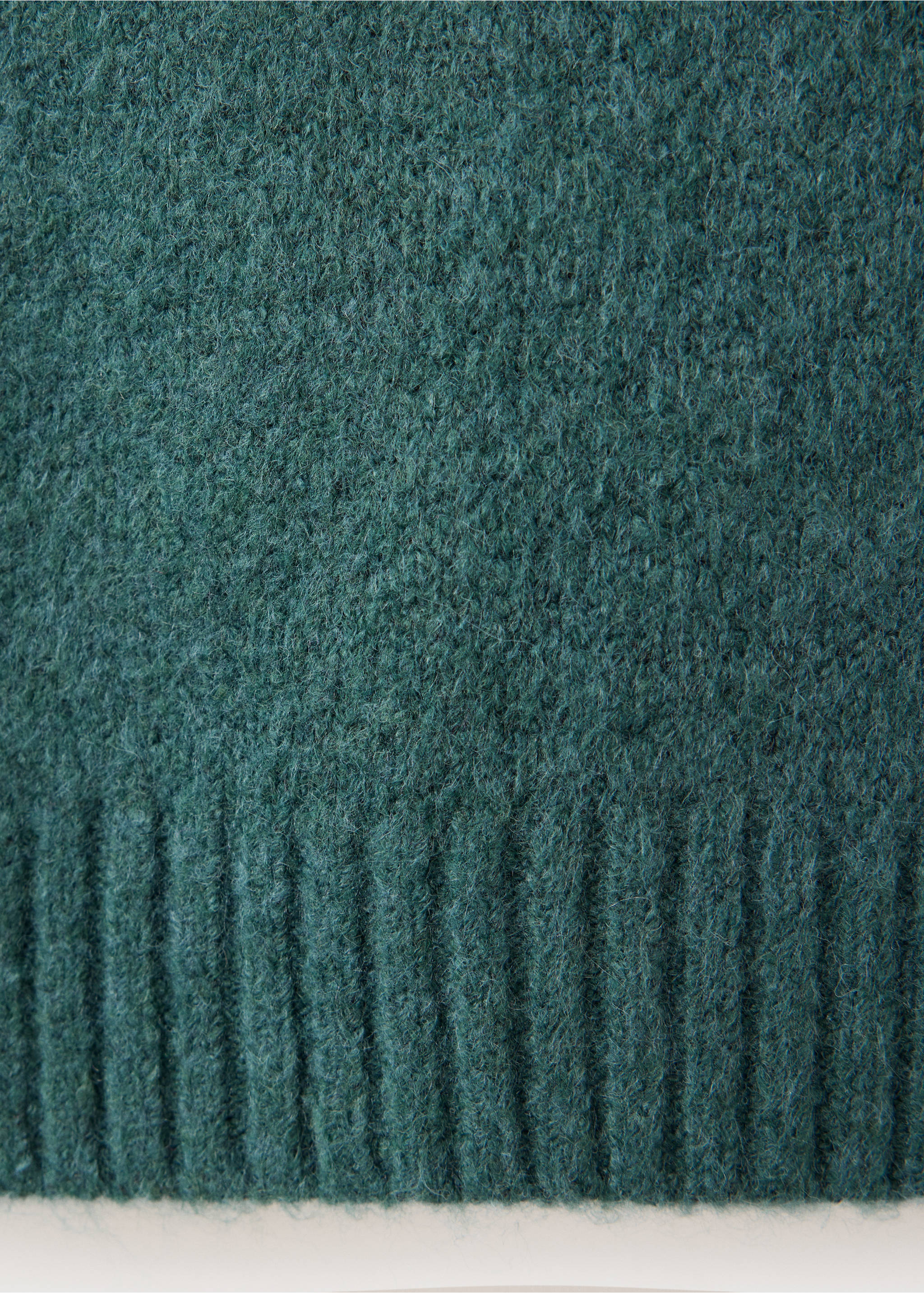 Pull en maille détail imprimé - Détail de l'article 0, Vert foncé. Ref: 37067128-00.