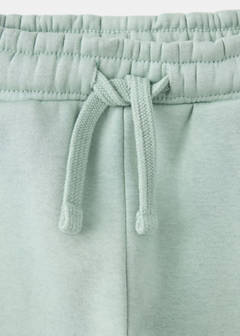 Elastic cotton joggers — Pastel Green 2