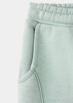 Elastic cotton joggers — Pastel Green 4