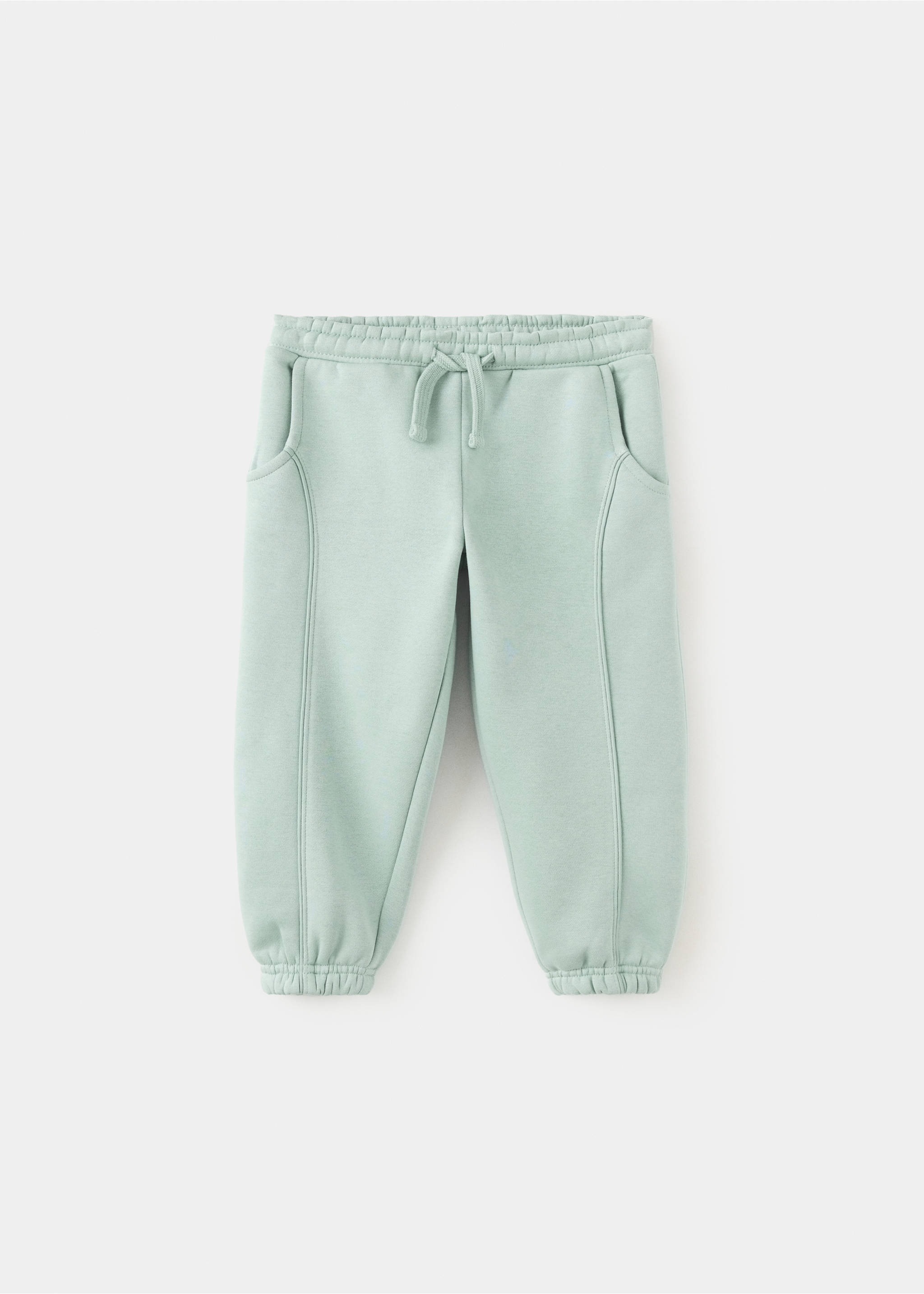 Joggers algodón elástico - Artículo sin modelo, Verde pastel. Ref: 37067130-00.