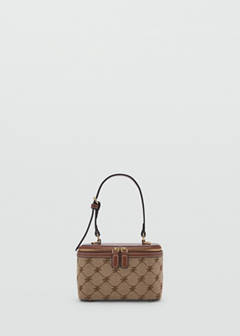 Printed vanity case — Beige 1