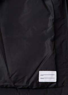 Puffer coat with fur-effect hood — Black 4