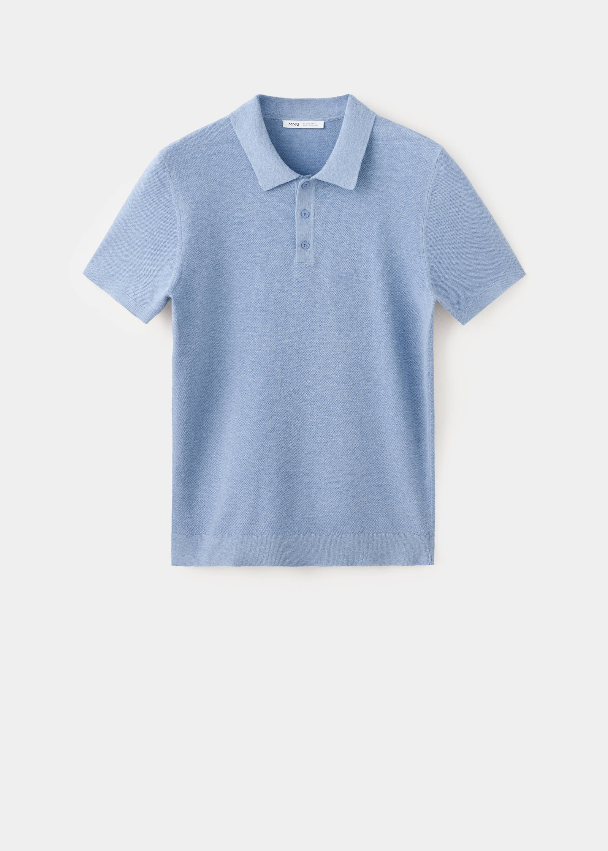 Polo mélange coton maille fine - Article sans modèle