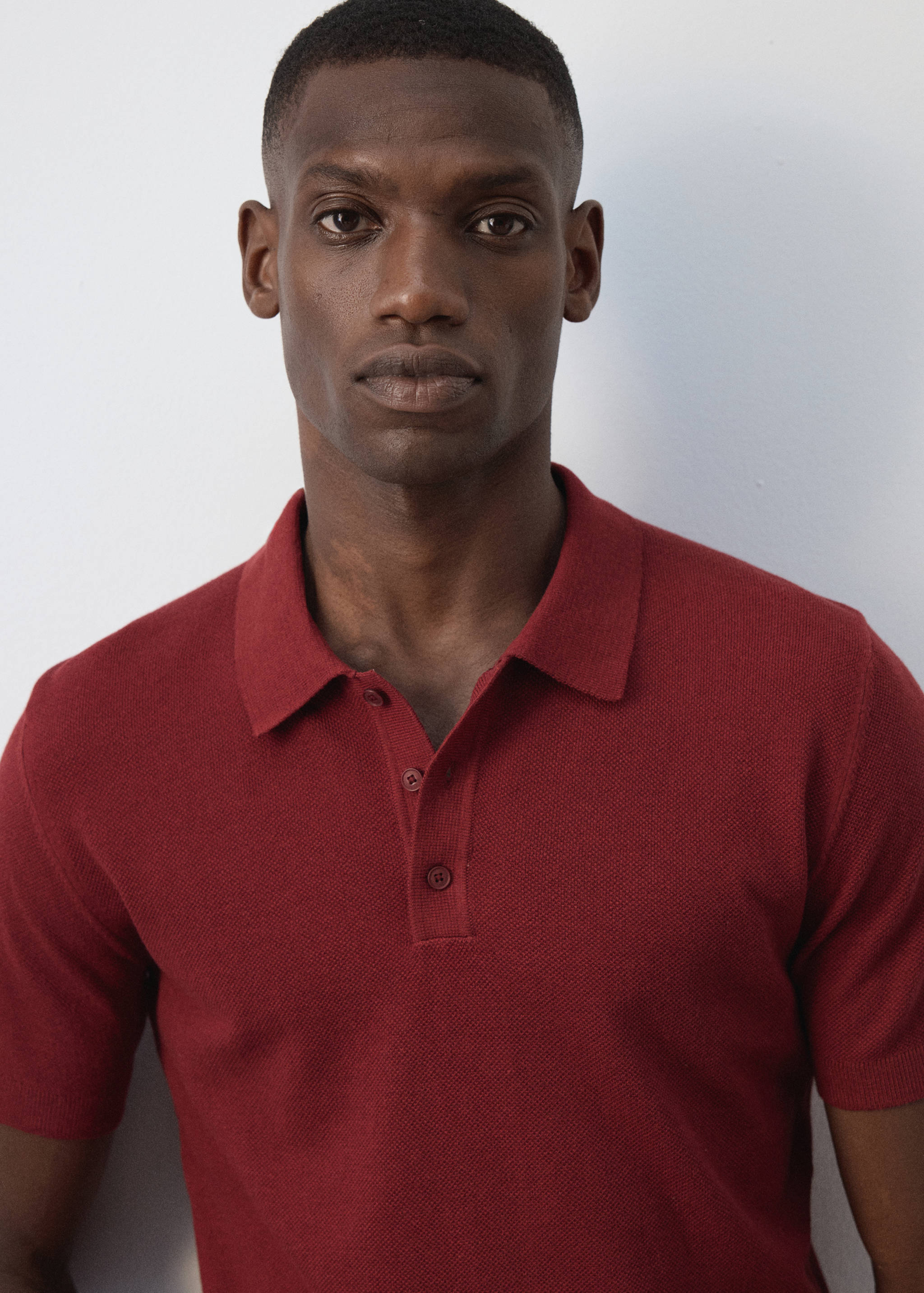 Polo mélange coton maille fine - Détail de l'article 1