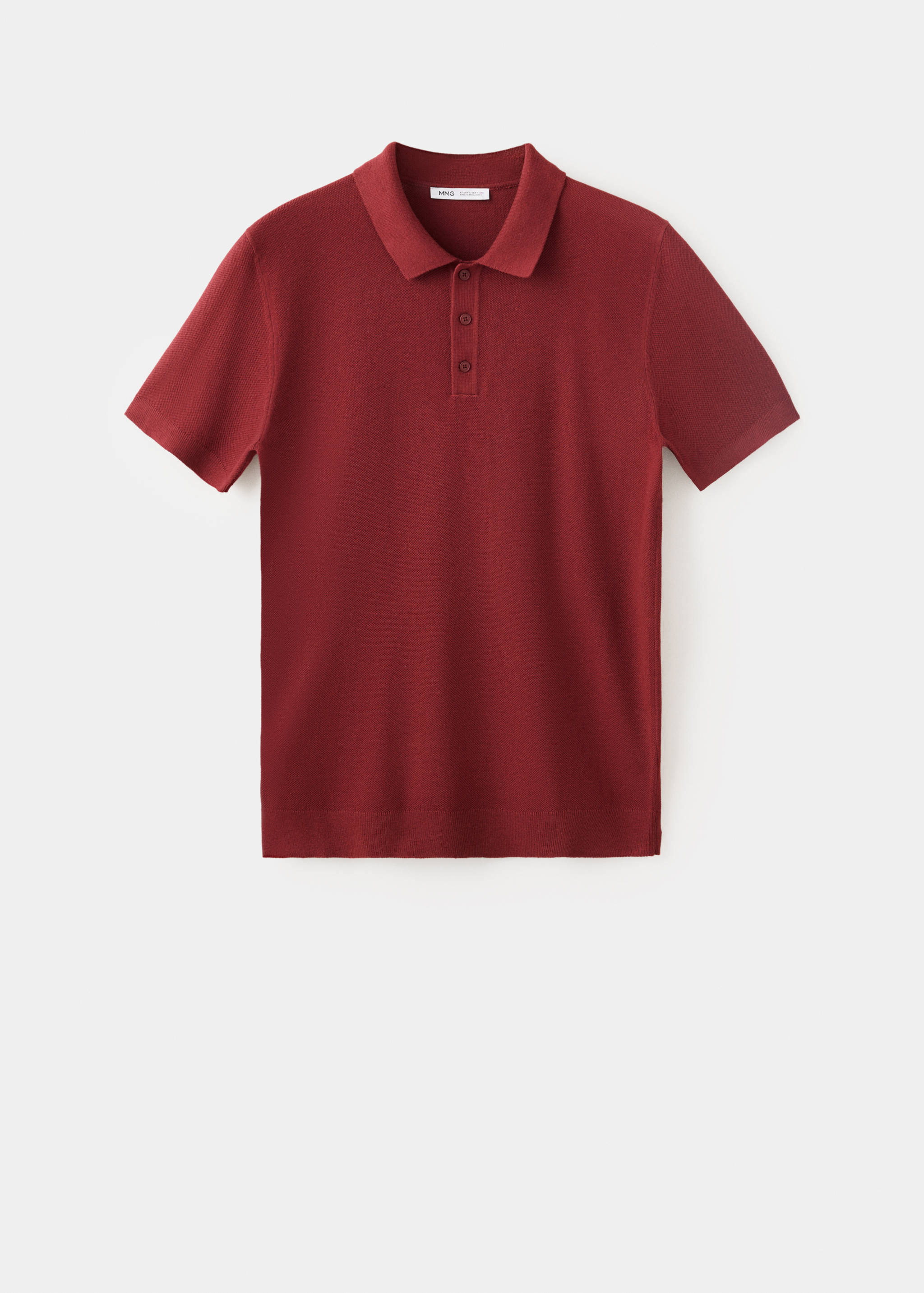 Polo mélange coton maille fine - Article sans modèle