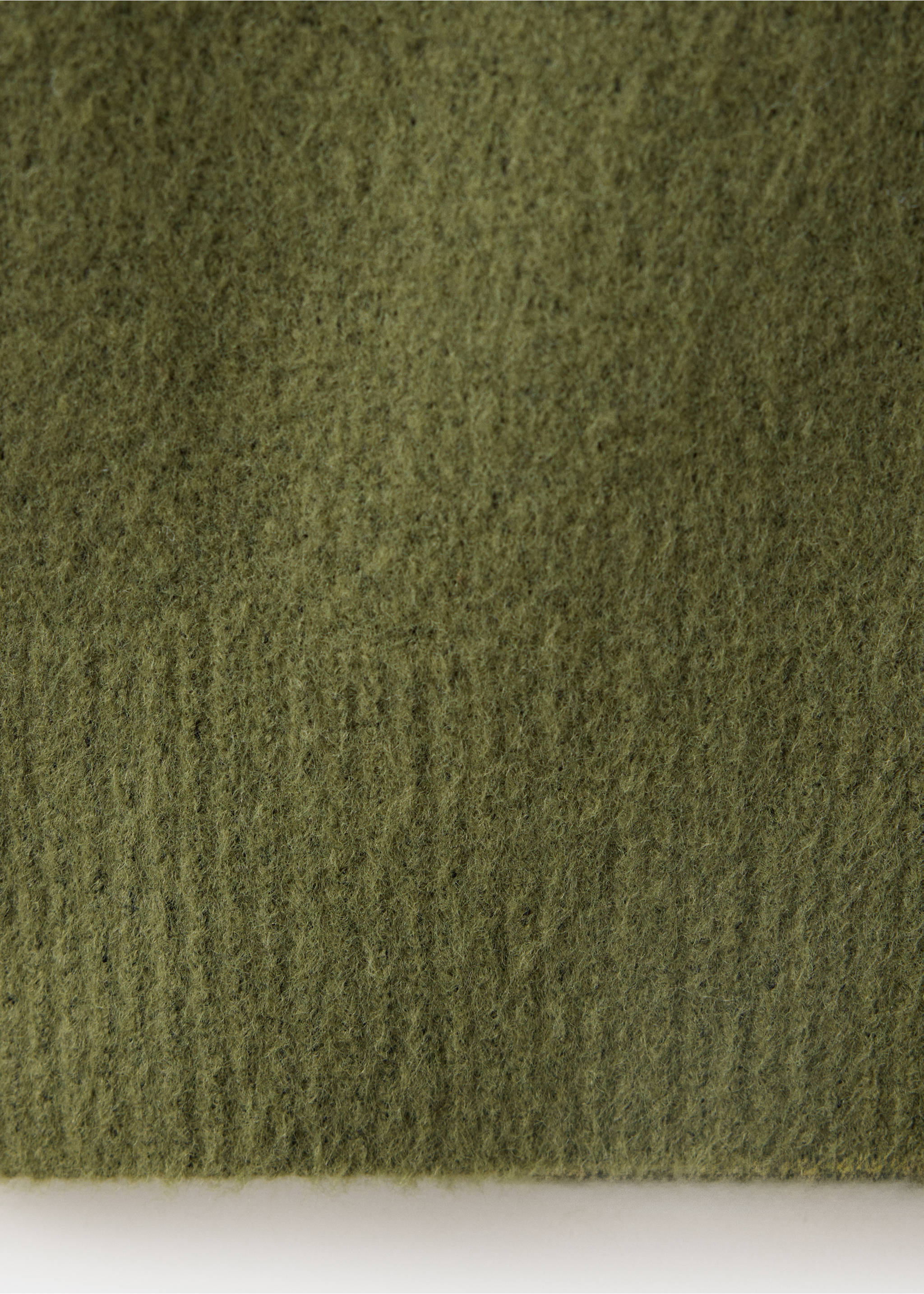 Green dress fabric detail showing a soft, brushed knit texture., Forest Green. Ref: 37067774-00.