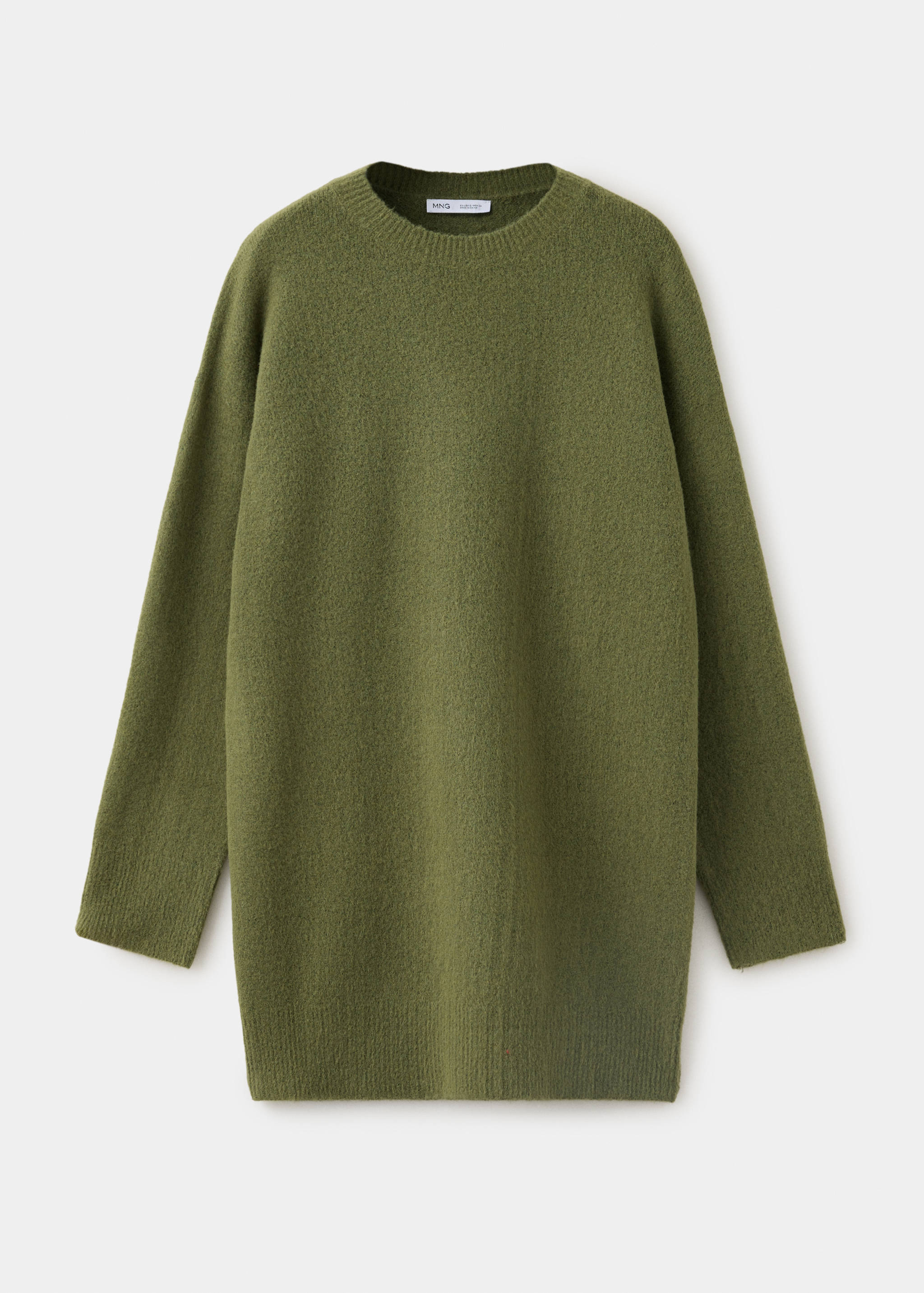 Long-sleeved knit dress - Article without model