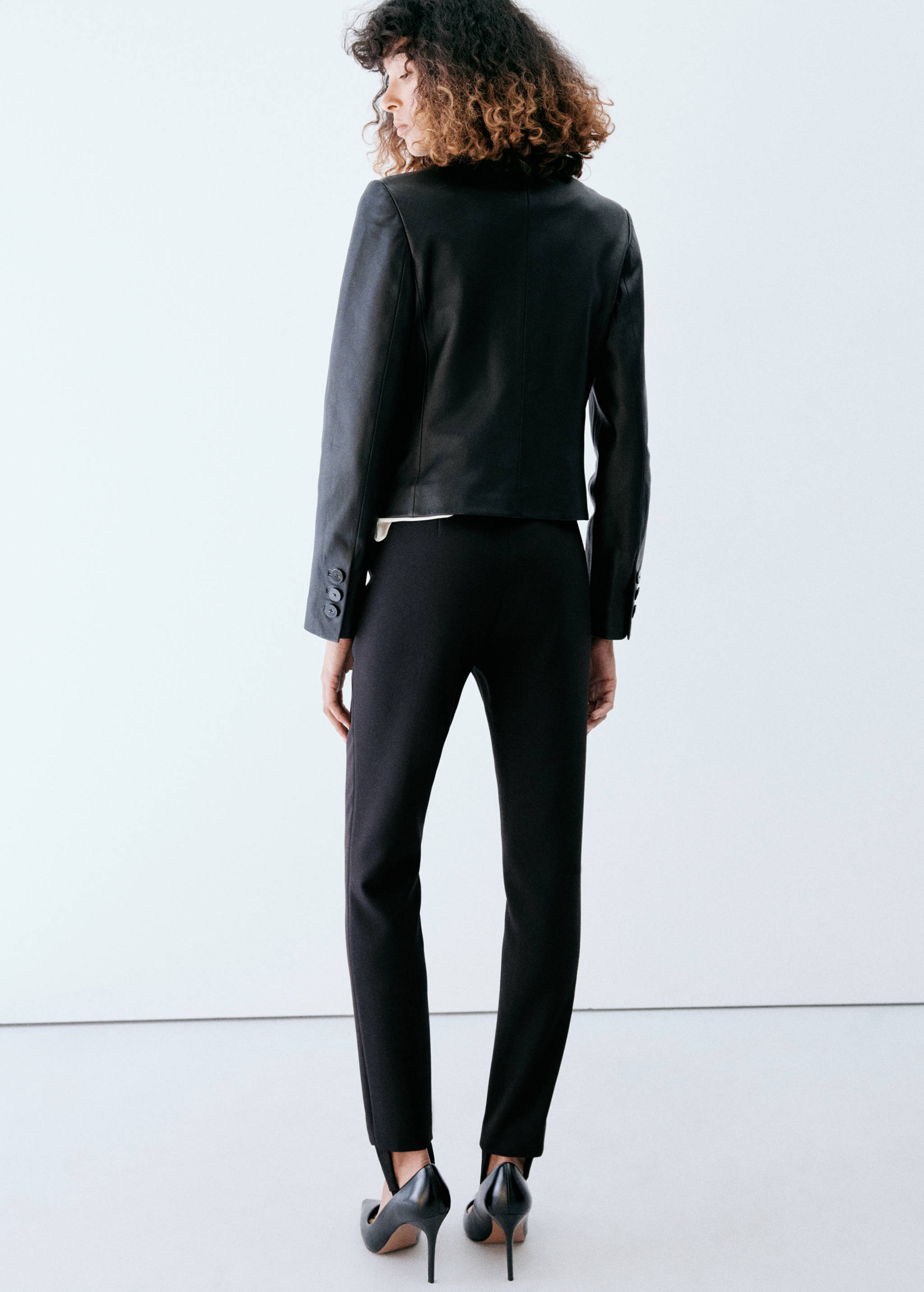 Tailored stirrup trousers - Reverse of the article