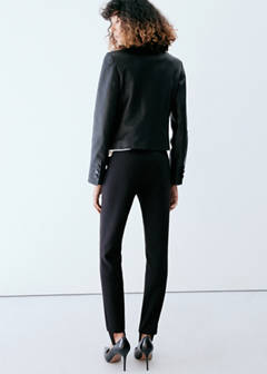 Tailored stirrup trousers — Black 3