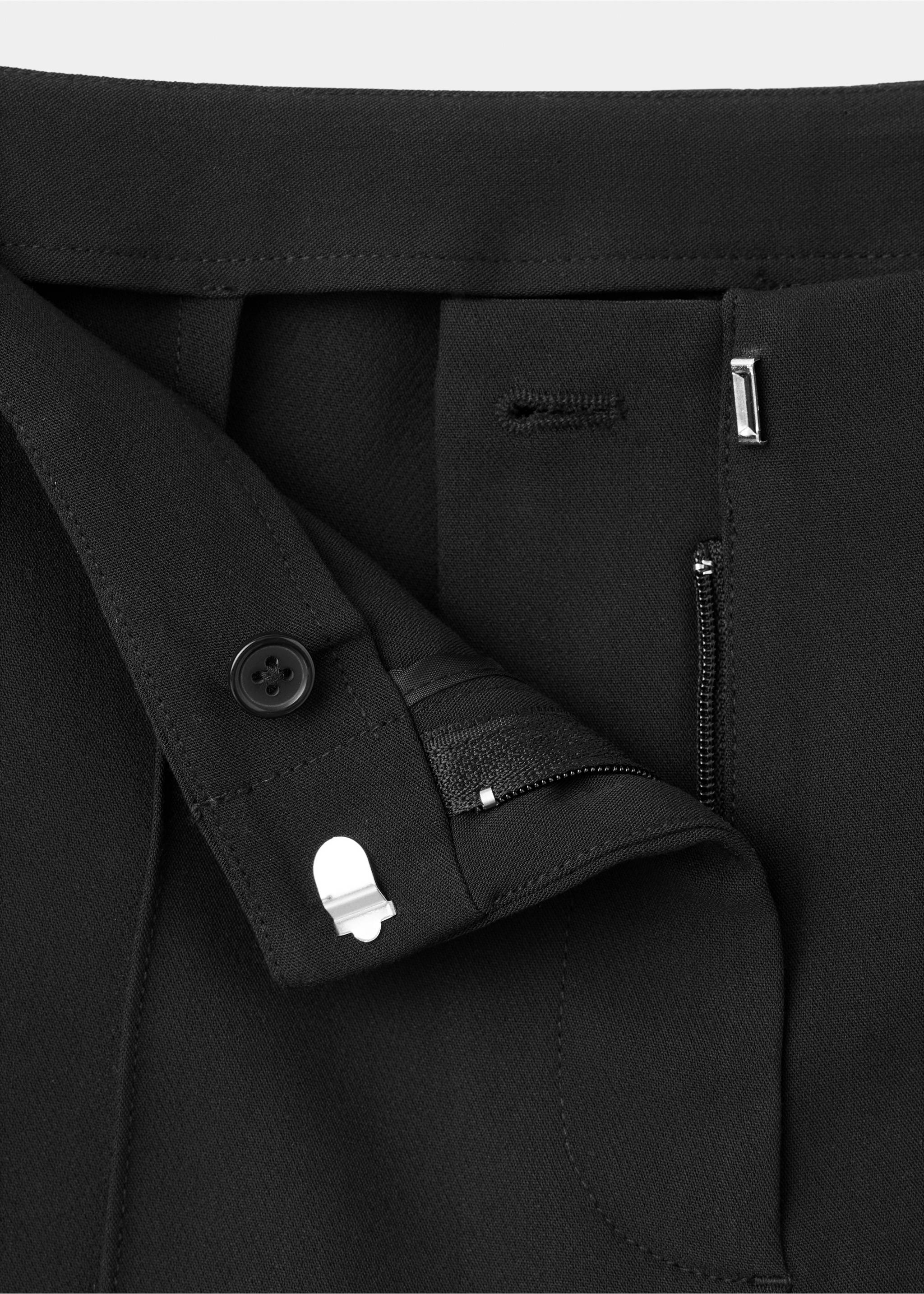 Pantalon fuseau - Détail de l'article 8, Noir. Ref: 37067775-00.