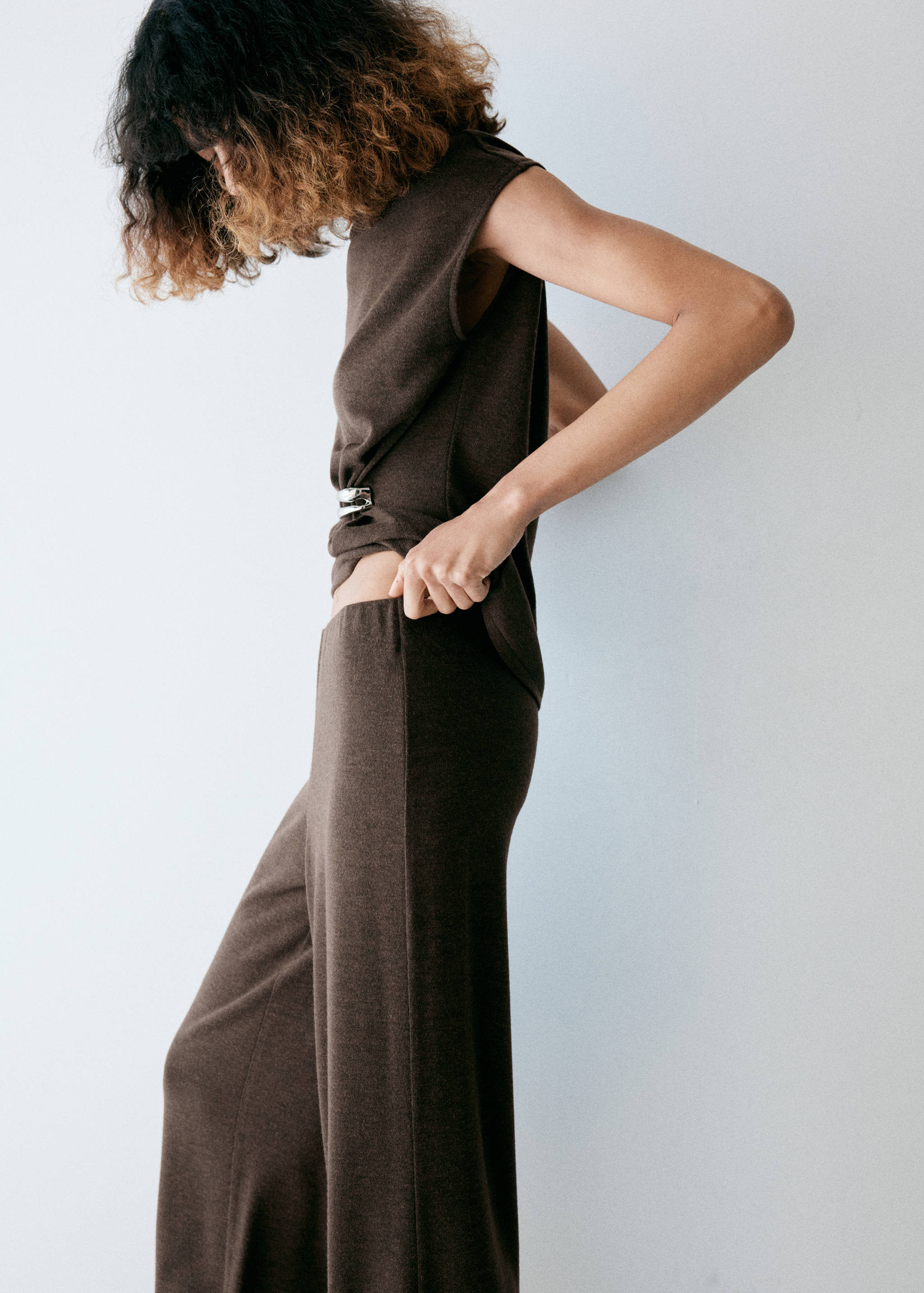 Pantalon en maille extensible - Détail de l'article 1