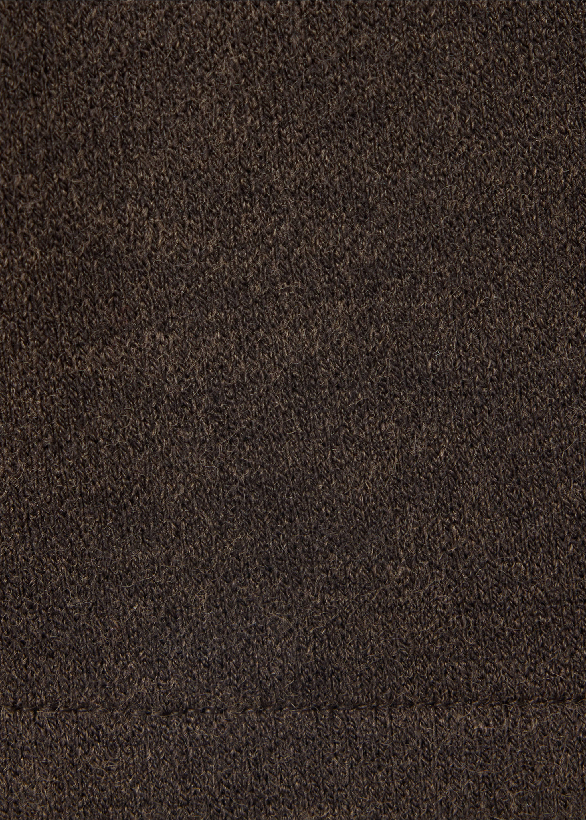 Elasticated knit trousers - Details of the article 0, Chocolate. Ref: 37067779-00.