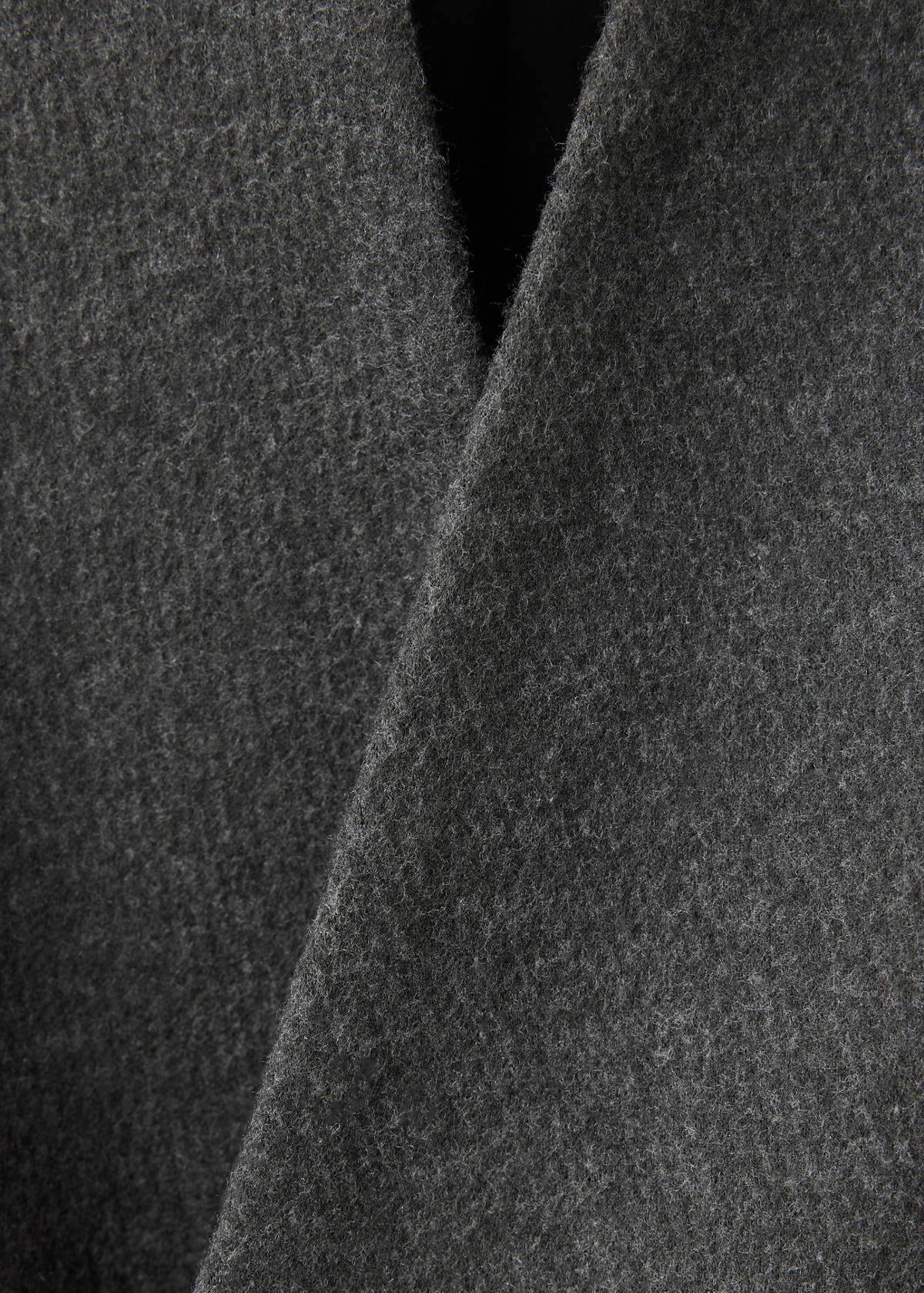 Straight-tie jacket — Charcoal