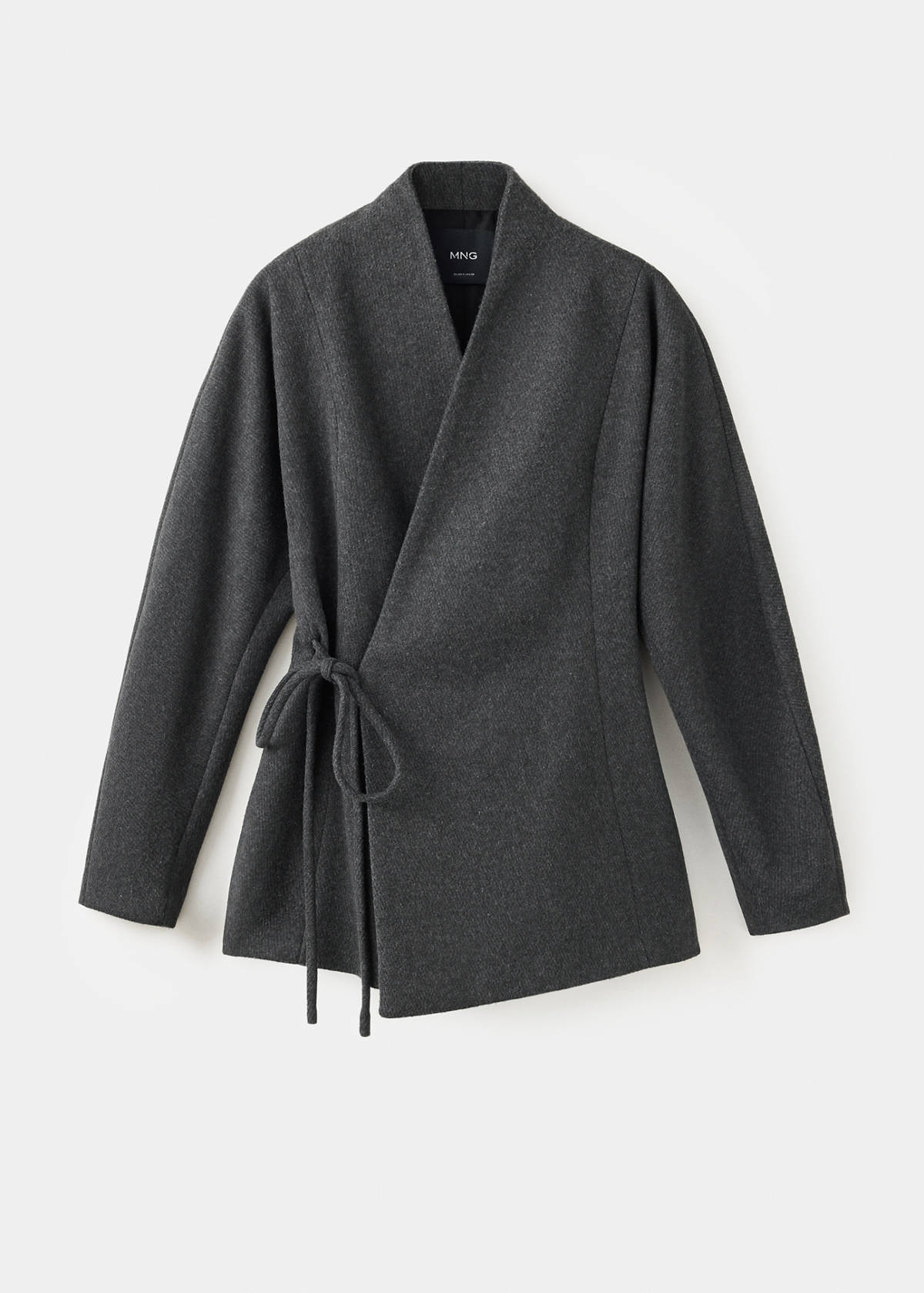 Straight-tie jacket — Charcoal