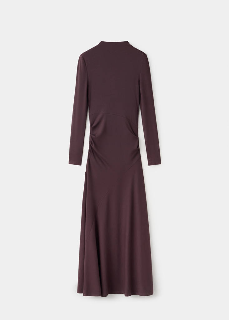 Ruched side knitted dress thumbnail 4