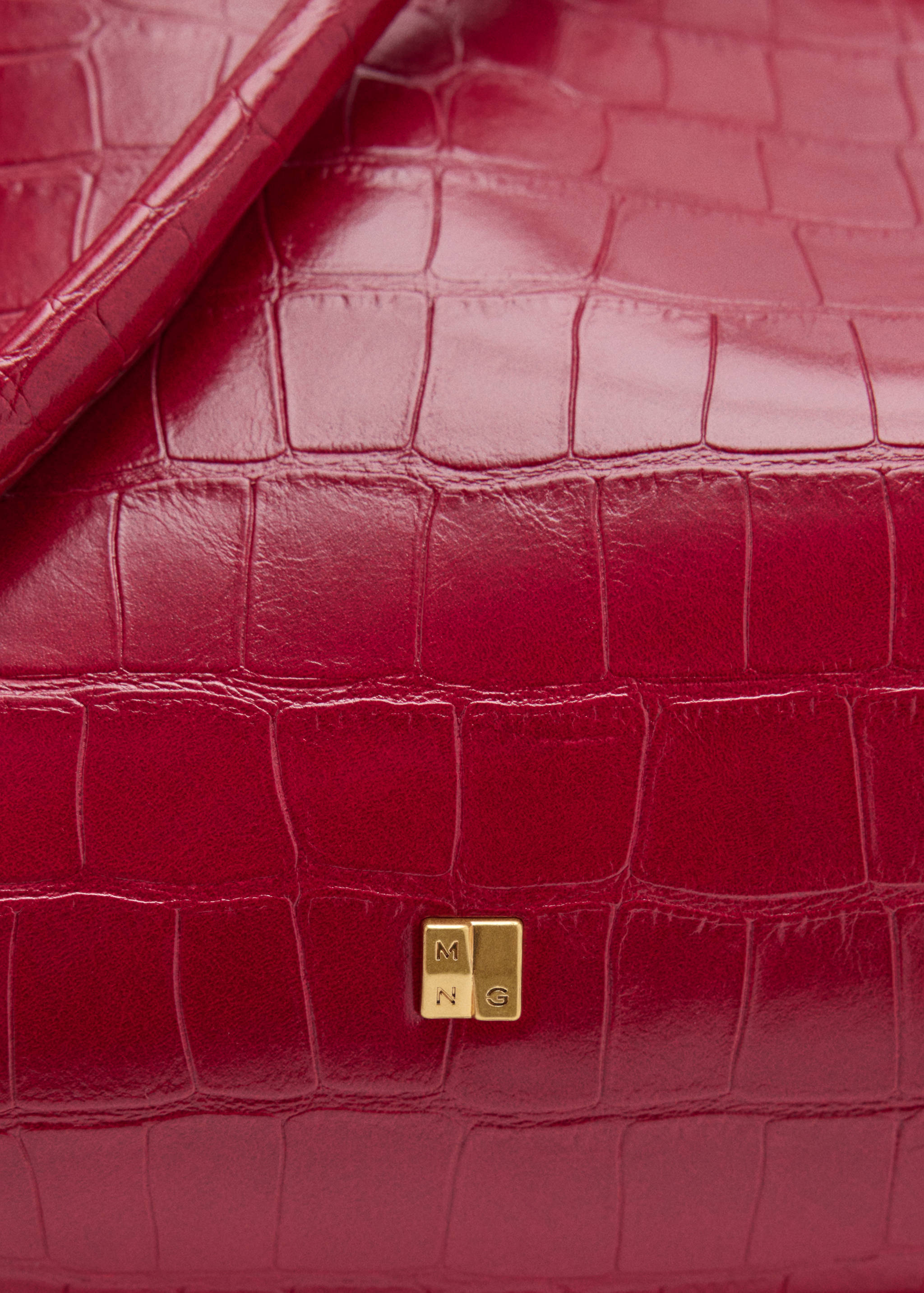 Sac porté épaule effet croco - Détail de l'article 1