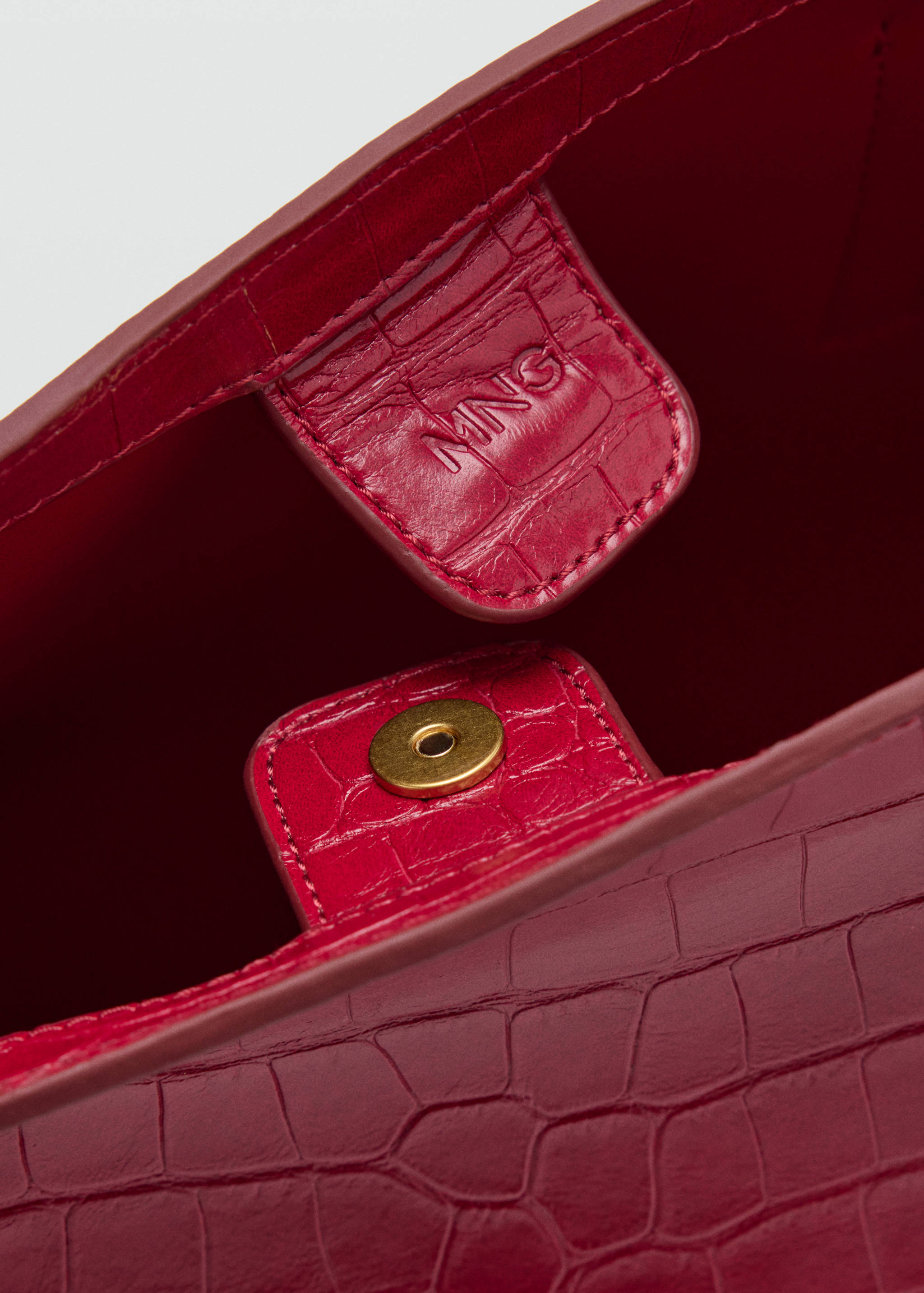 Sac porté épaule effet croco - Détail de l'article 2