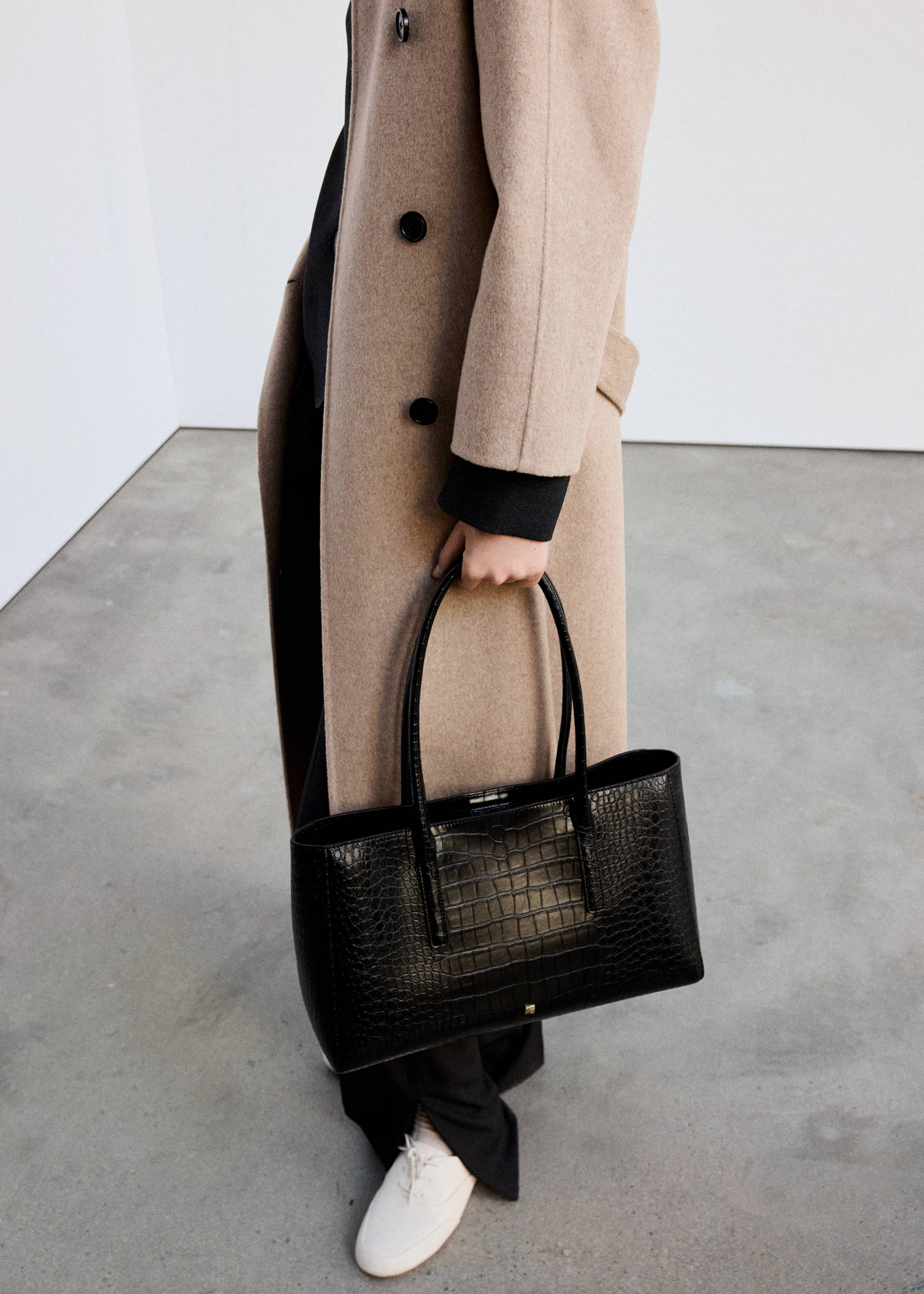 Sac porté épaule effet croco - Détail de l'article 9