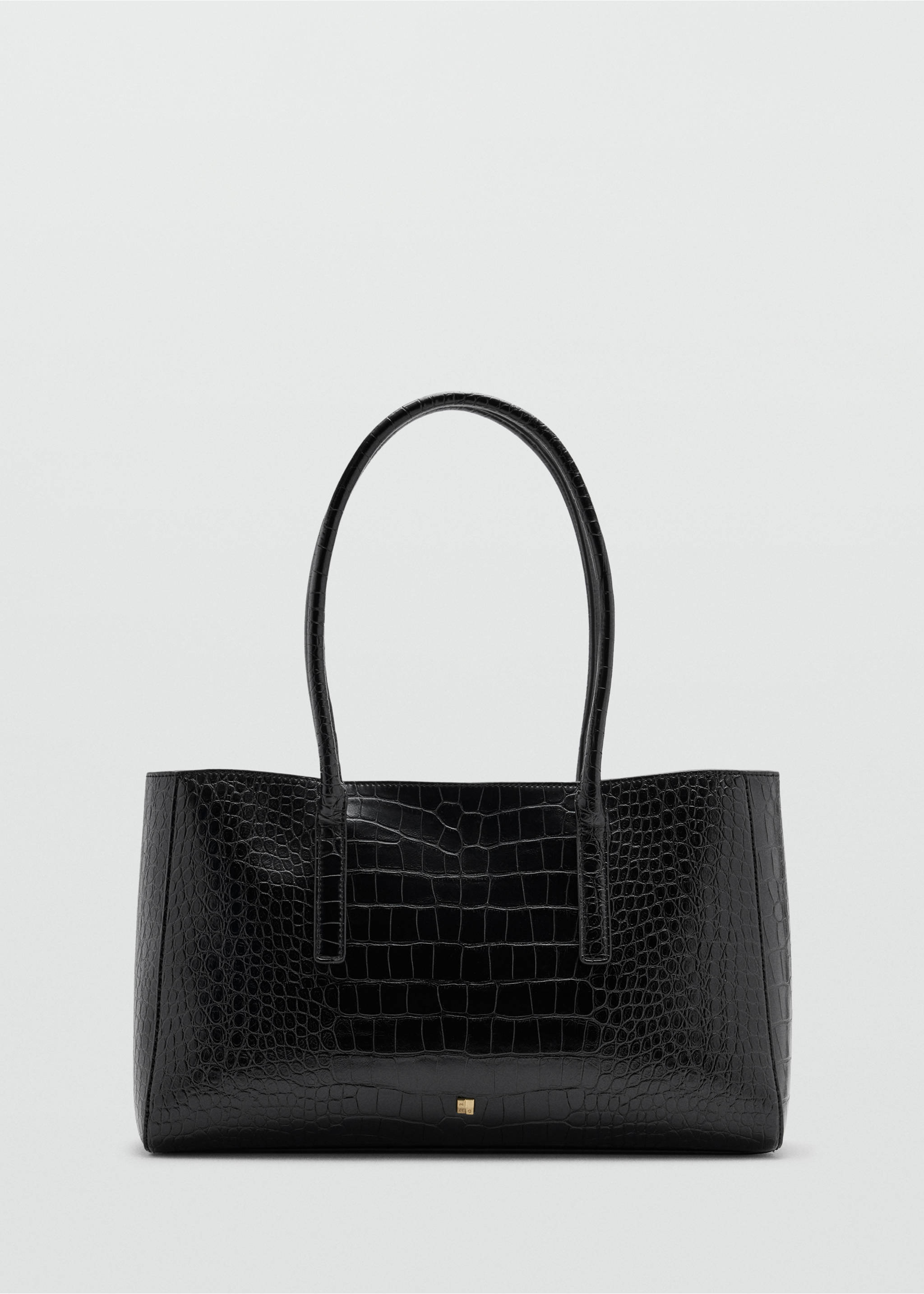 Coconut-effect shoulder bag - Article without model, Black. Ref: 37067791-00.