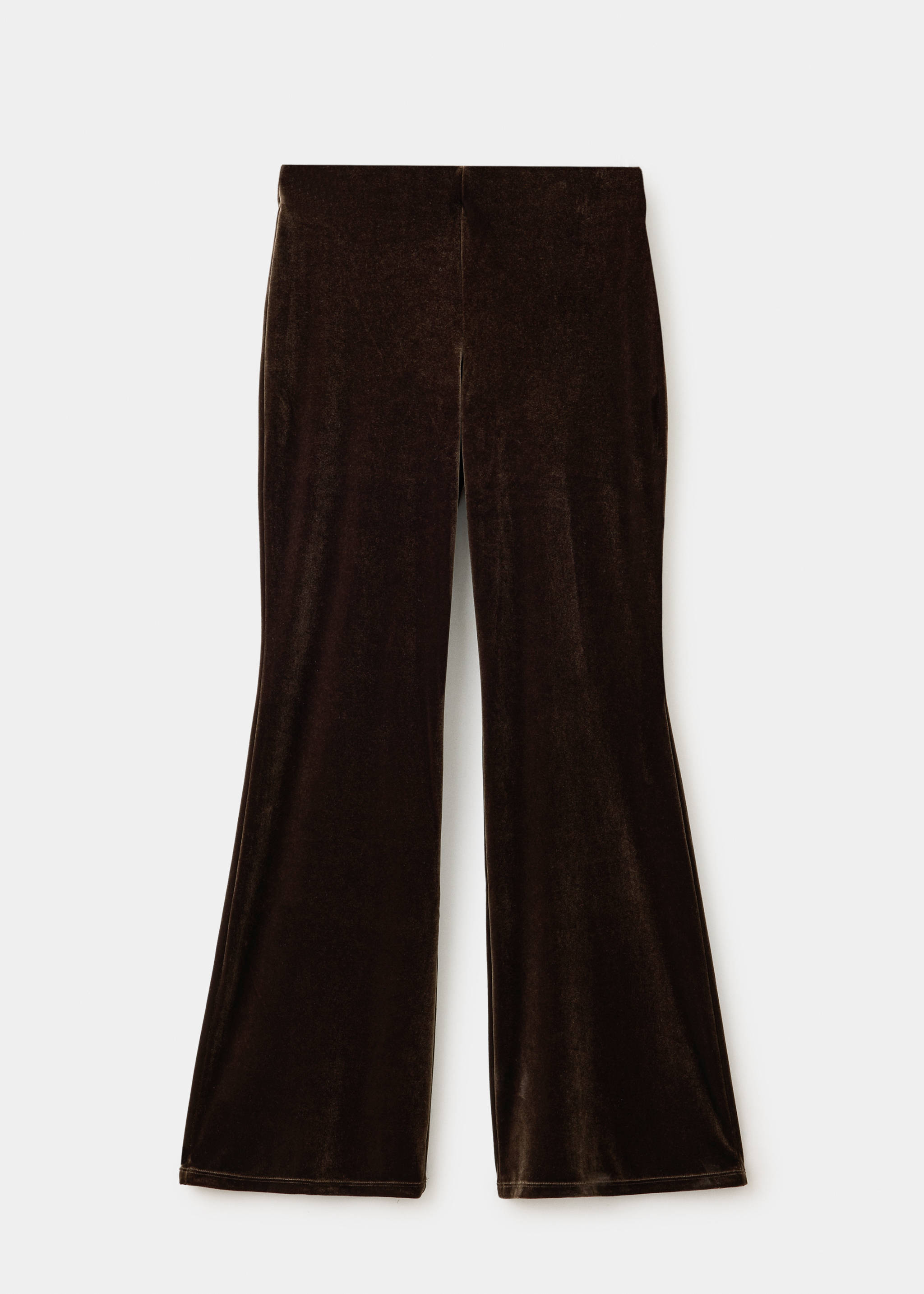 Ausgestellte Hose aus Samt - Artikel ohne Model