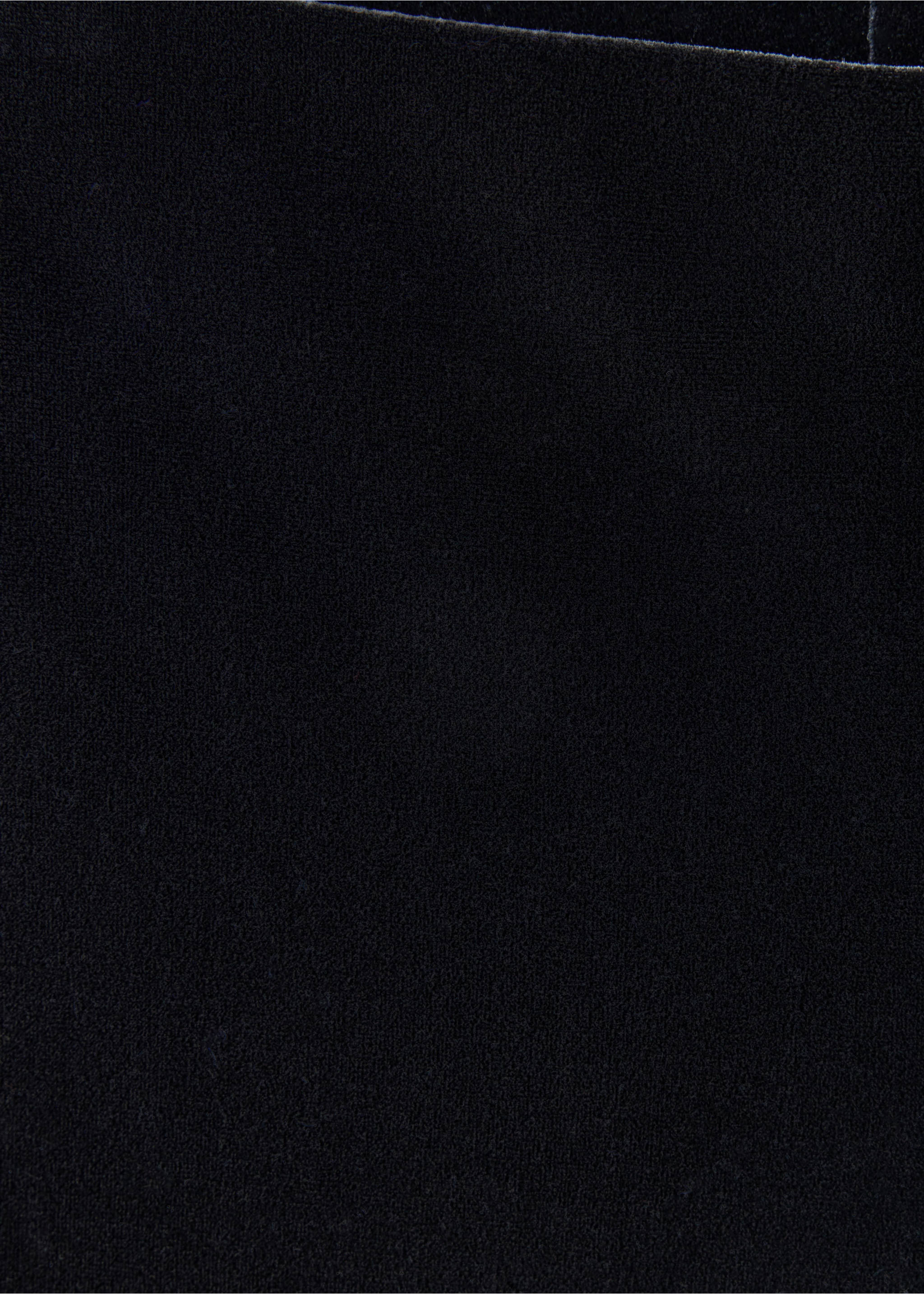 Ausgestellte Hose aus Samt - Detail des Artikels 0, Schwarz. Ref: 37067795-00.