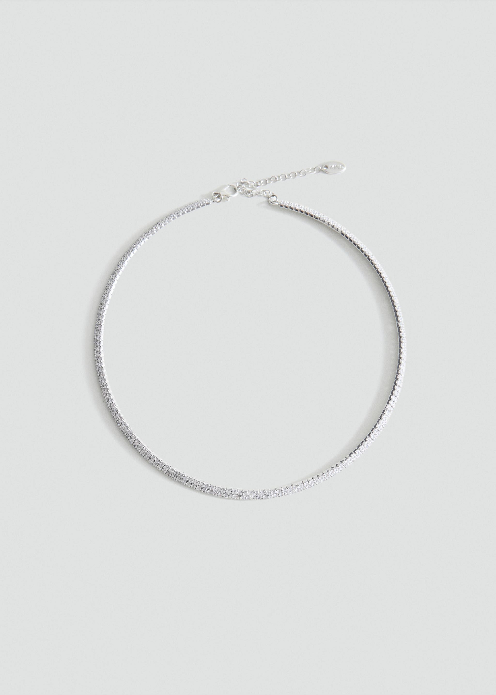 Necklace with sparkly detail - Article without model, Silver. Ref: 37067802-00.